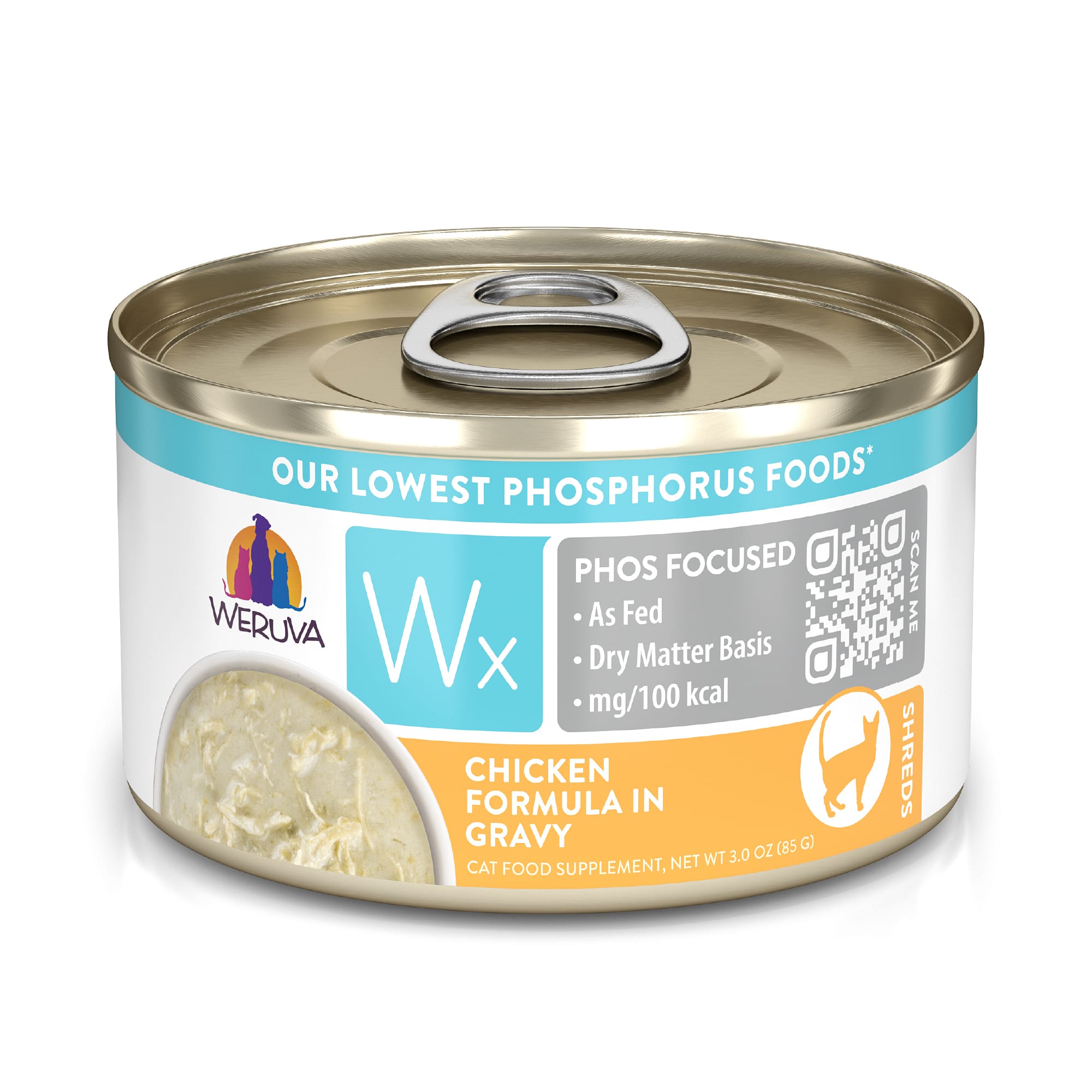 UPC 810028242678 product image for Wx Phos Focused Foods Chicken Formula in Gravy Wet Cat Food, 3 oz. | upcitemdb.com