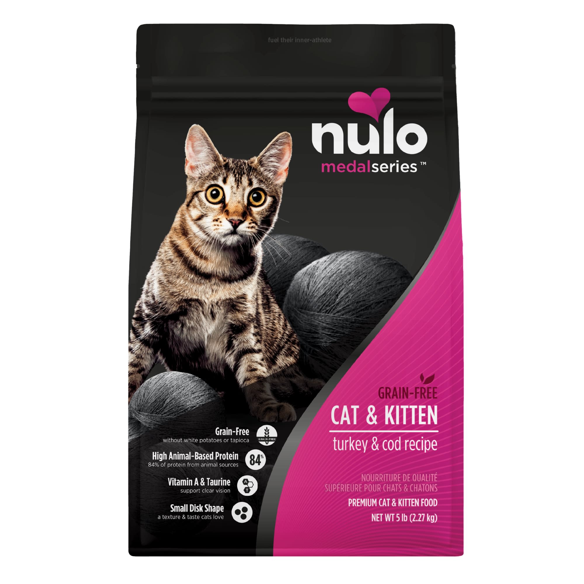 Nulo MedalSeries Grain Free Turkey Cod Dry Cat Kitten Food