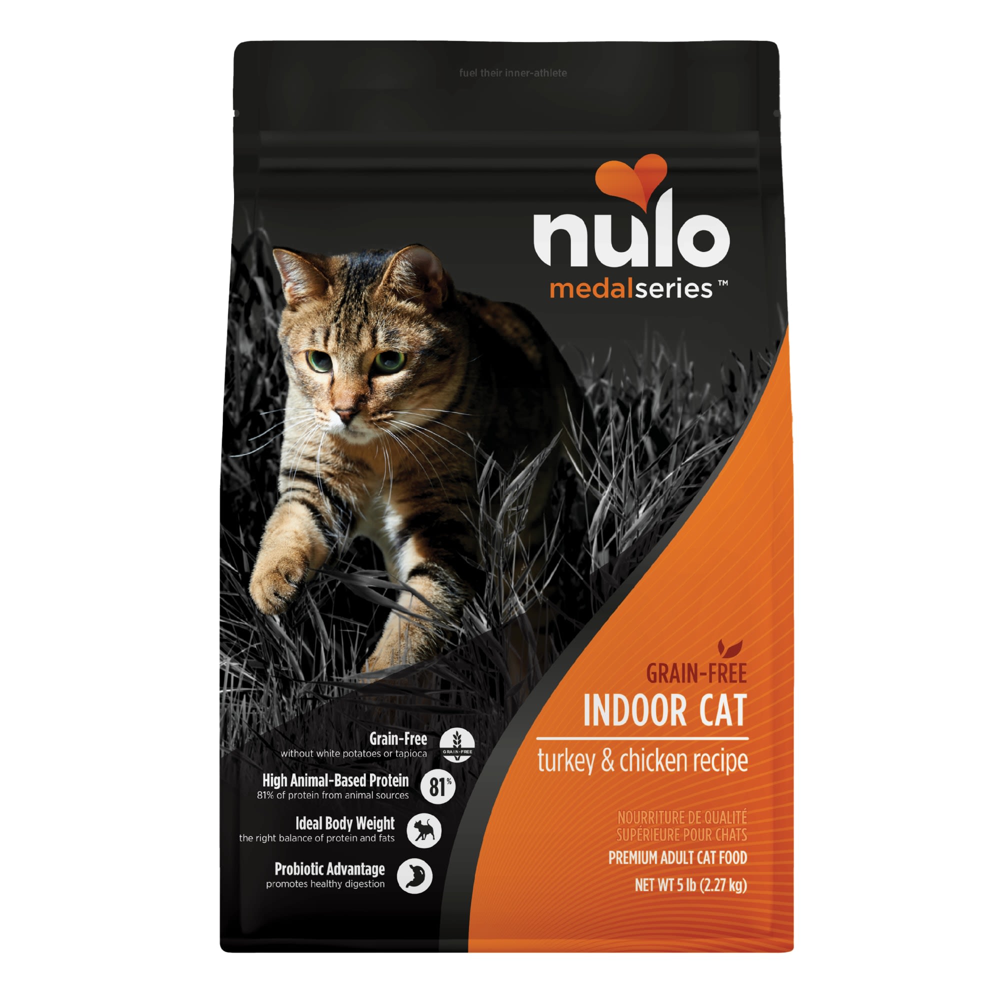 Nulo MedalSeries Grain Free Turkey Chicken Indoor Dry Cat Food