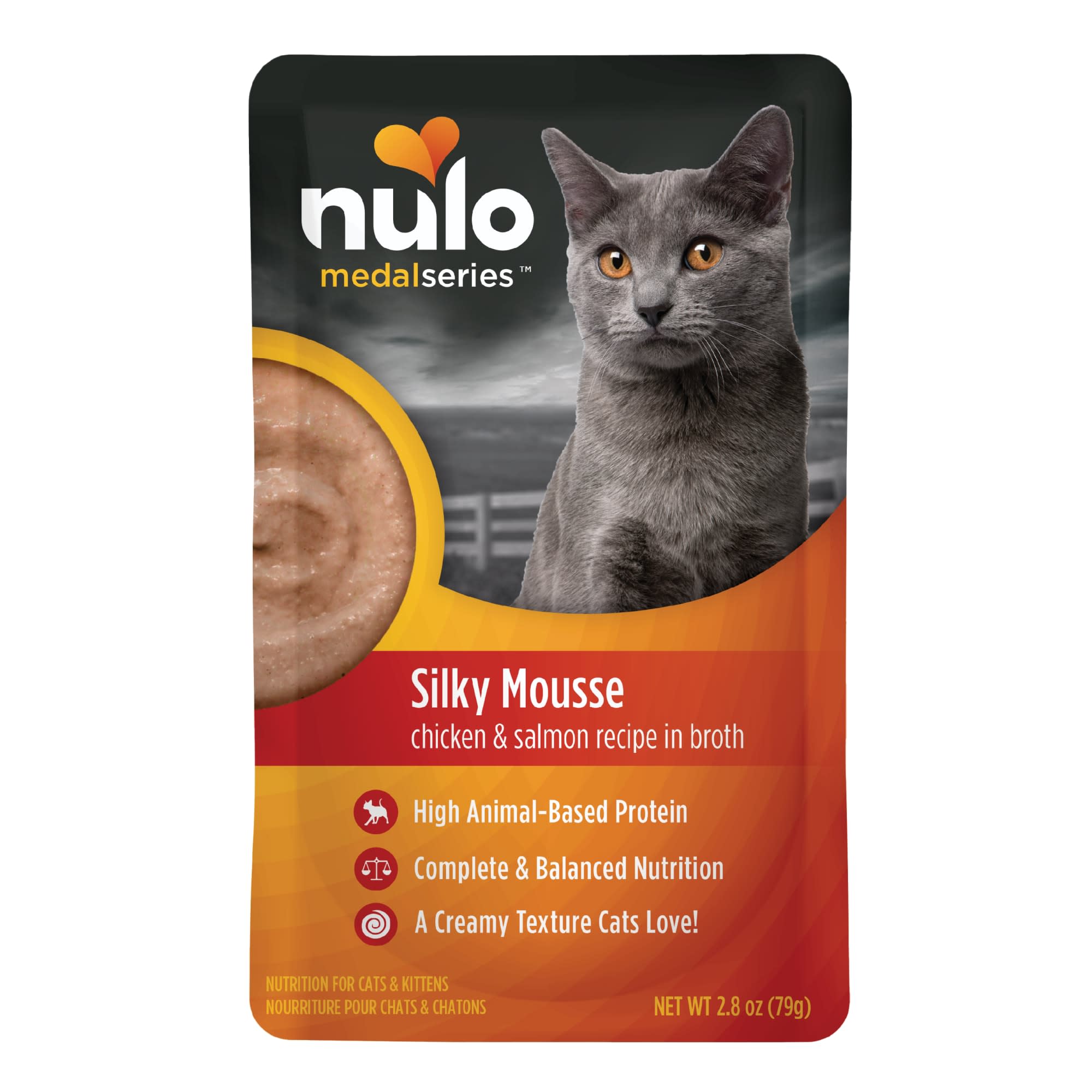 Nulo MedalSeries Chicken Salmon Silky Mousse Wet Cat Food 2.8