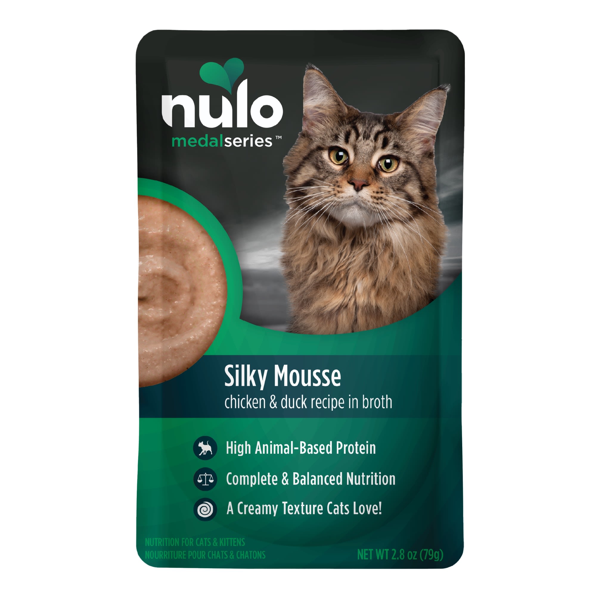 Nulo MedalSeries Chicken Duck Silky Mousse Wet Cat Food 2.8 oz