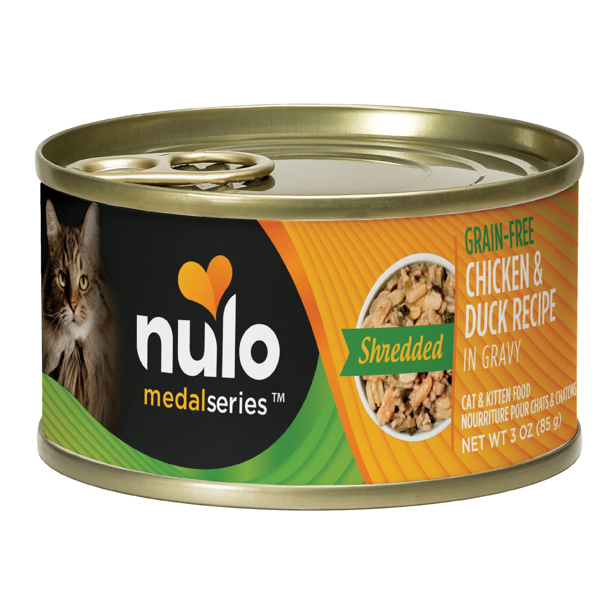 Nulo MedalSeries Grain Free Shredded Chicken Duck Wet Cat Food