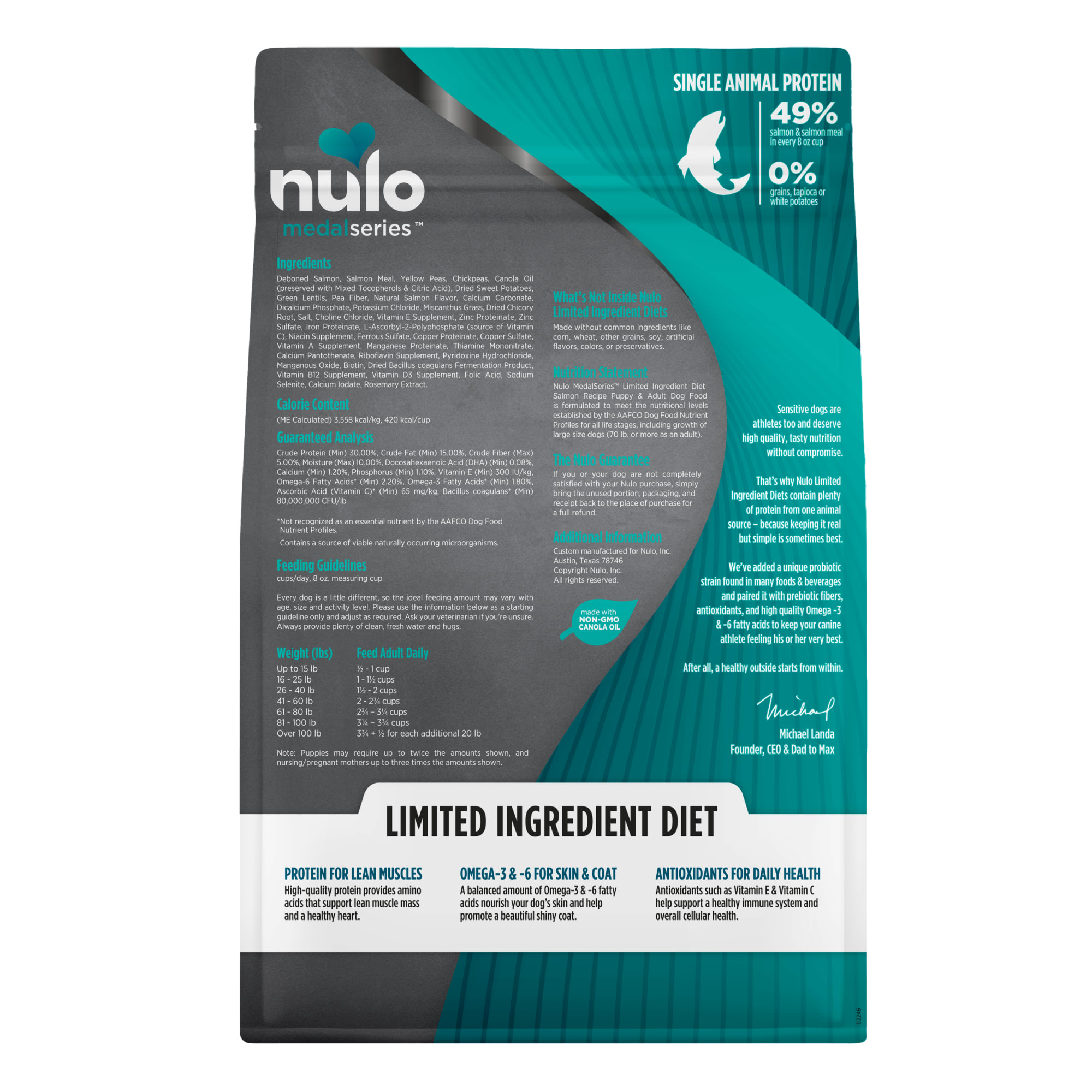 Nulo limited ingredient dog clearance food