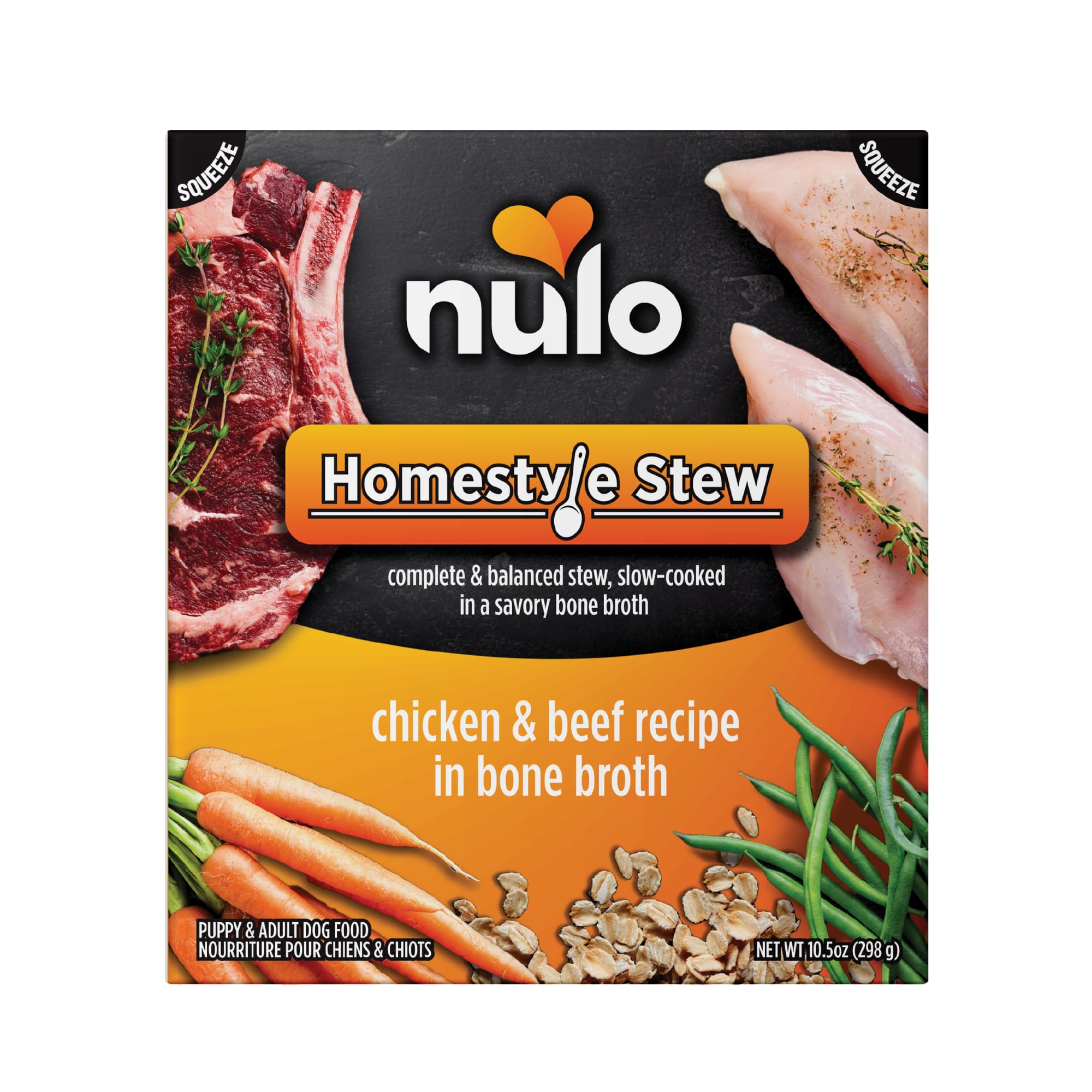 Nulo MedalSeries Homestyle Stew Chicken & Beef in Bone Broth Wet Dog