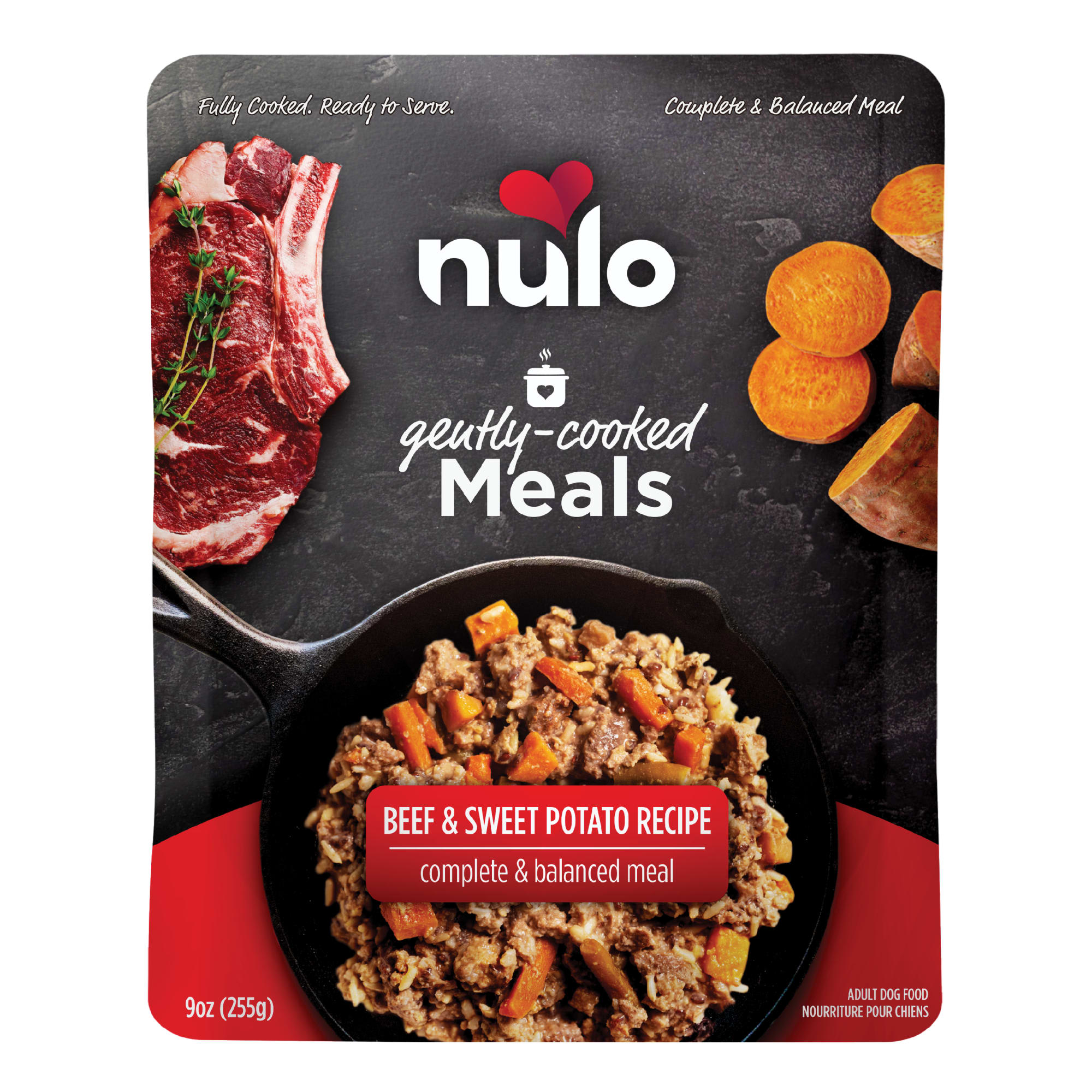 Nulo Gently Cooked Meal Beef Sweet Potato Recipe Wet Dog Food 9