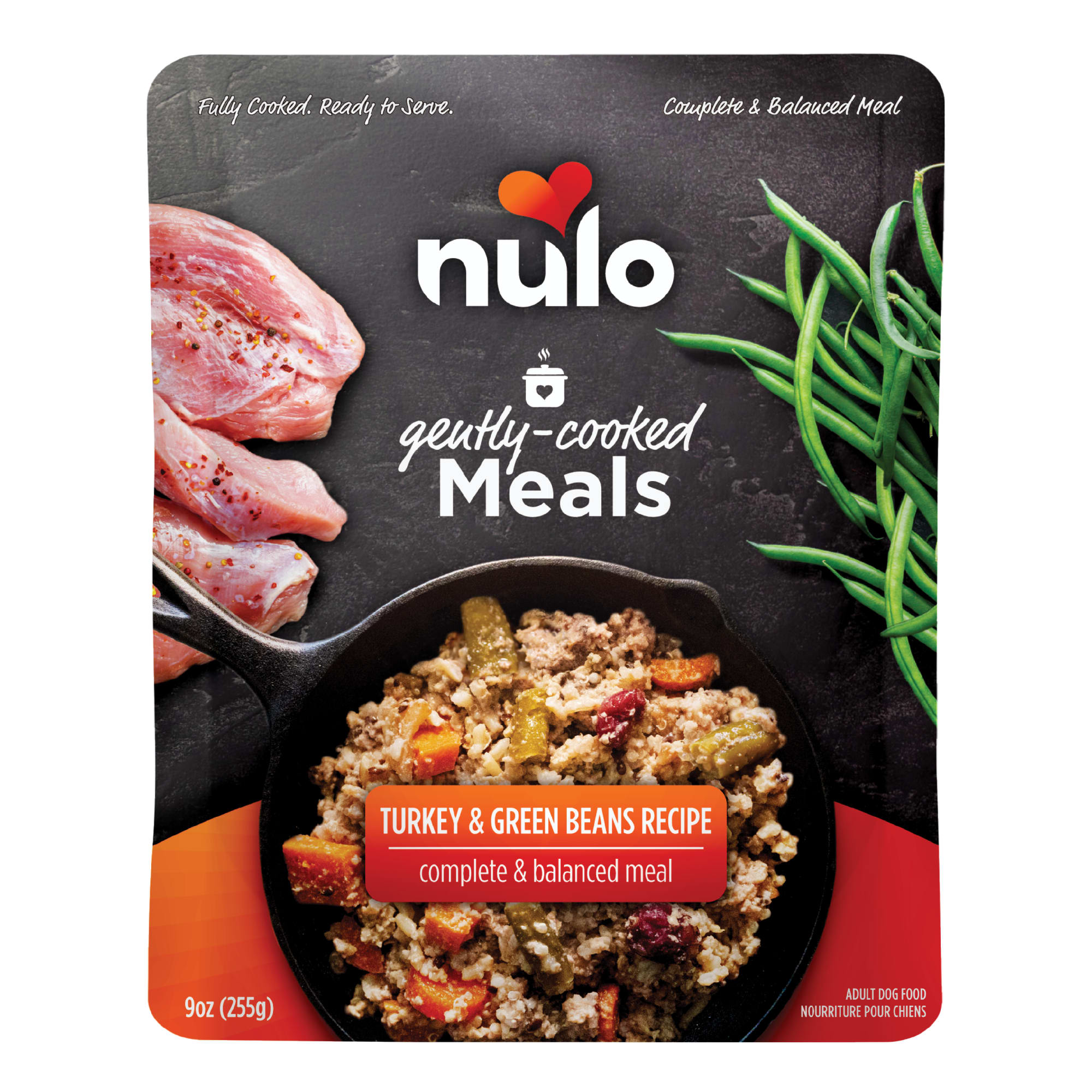 Nulo Gently Cooked Meal Turkey Green Beans Recipe Wet Dog Food