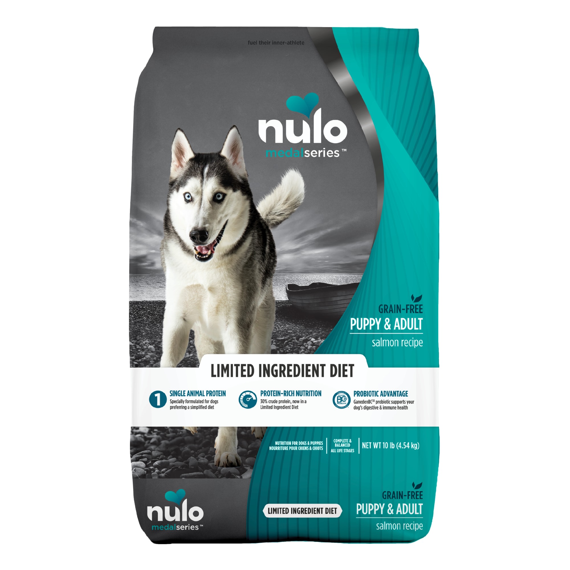 Nulo MedalSeries Grain-Free Limited Ingredient Diet Salmon Puppy ...