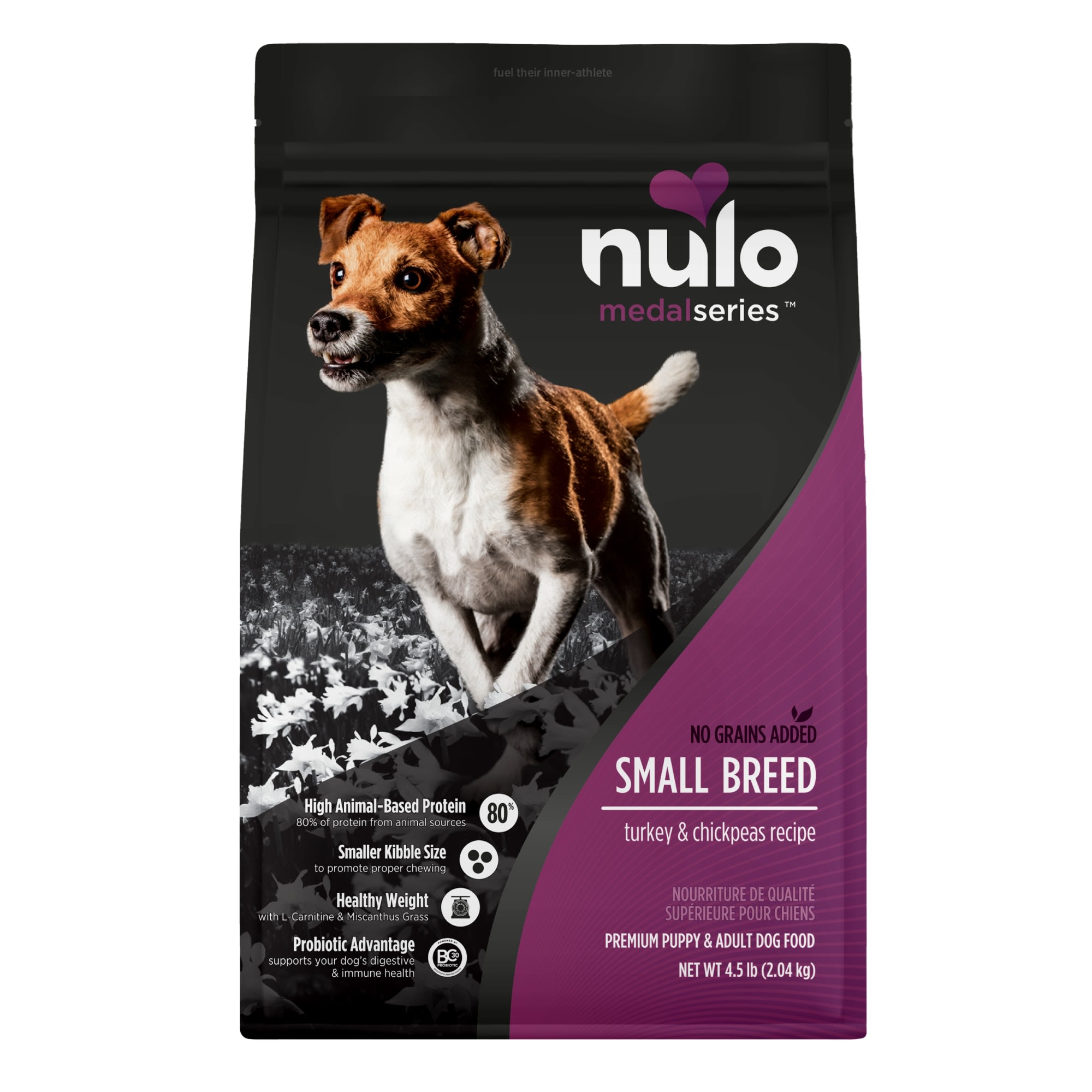 Nulo MedalSeries Grain Free Turkey Chickpeas Small Breed Dry Dog