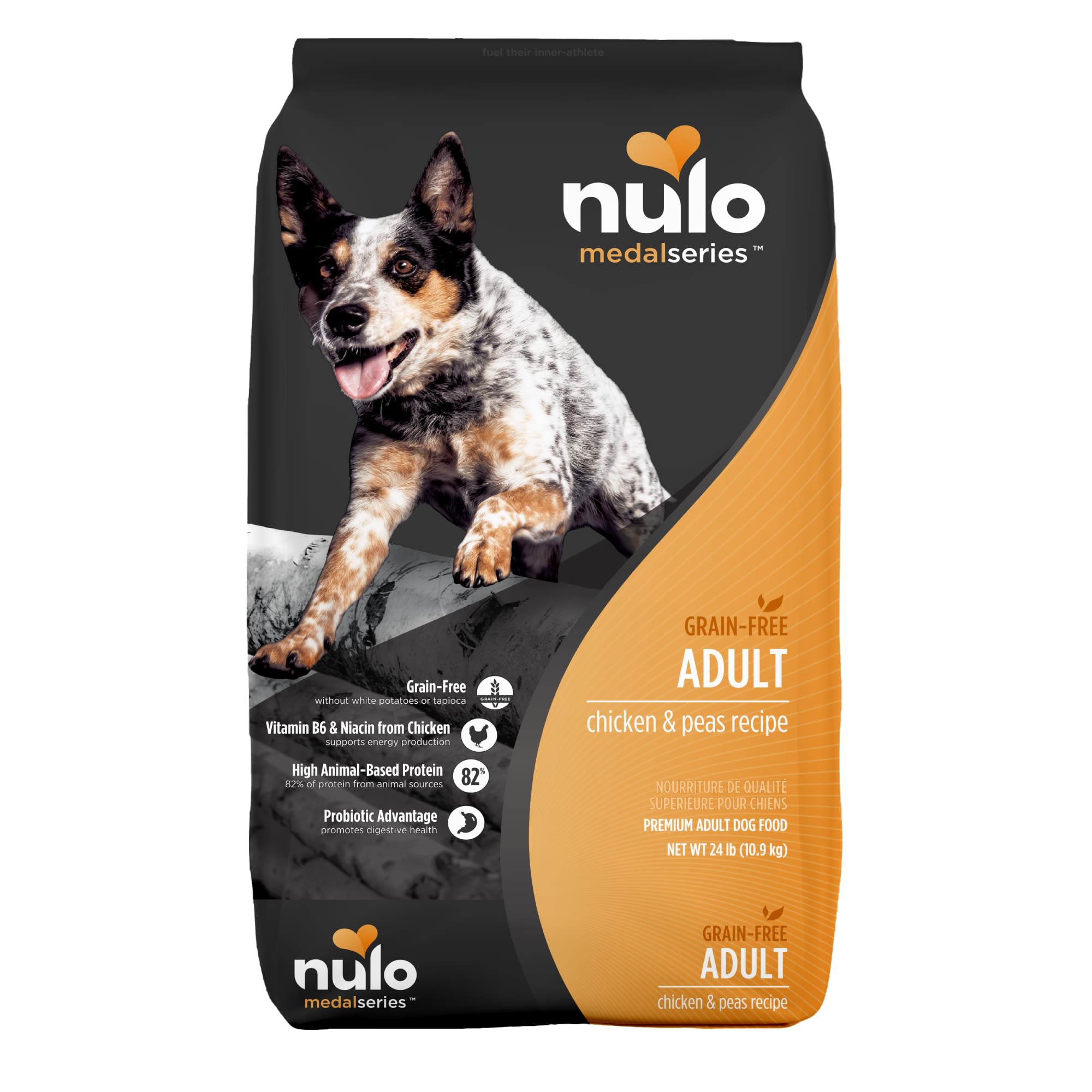 Nulo MedalSeries Grain Free Chicken Peas Adult Dry Dog Food 24