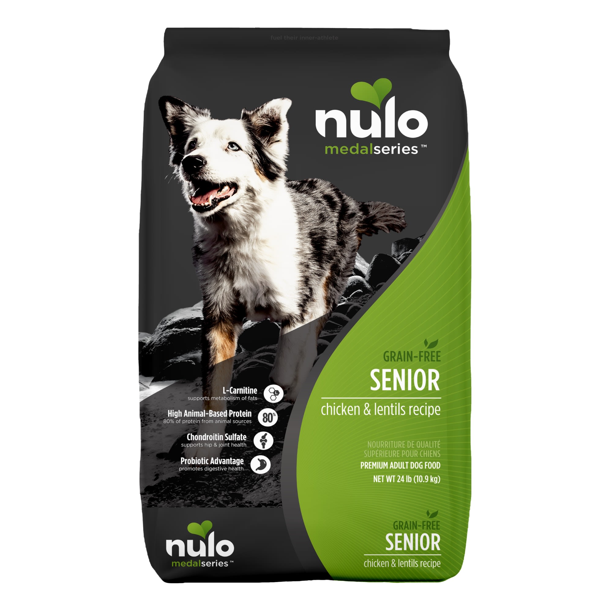 Nulo MedalSeries Grain Free Chicken Lentils Senior Dry Dog Food