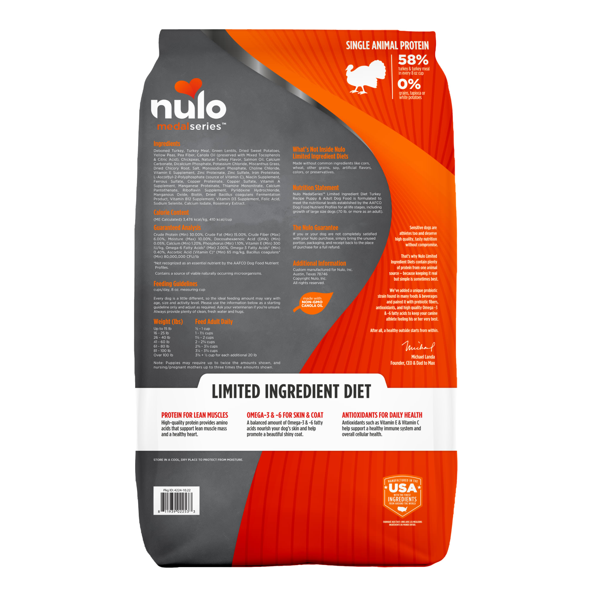 Nulo limited ingredient turkey sale