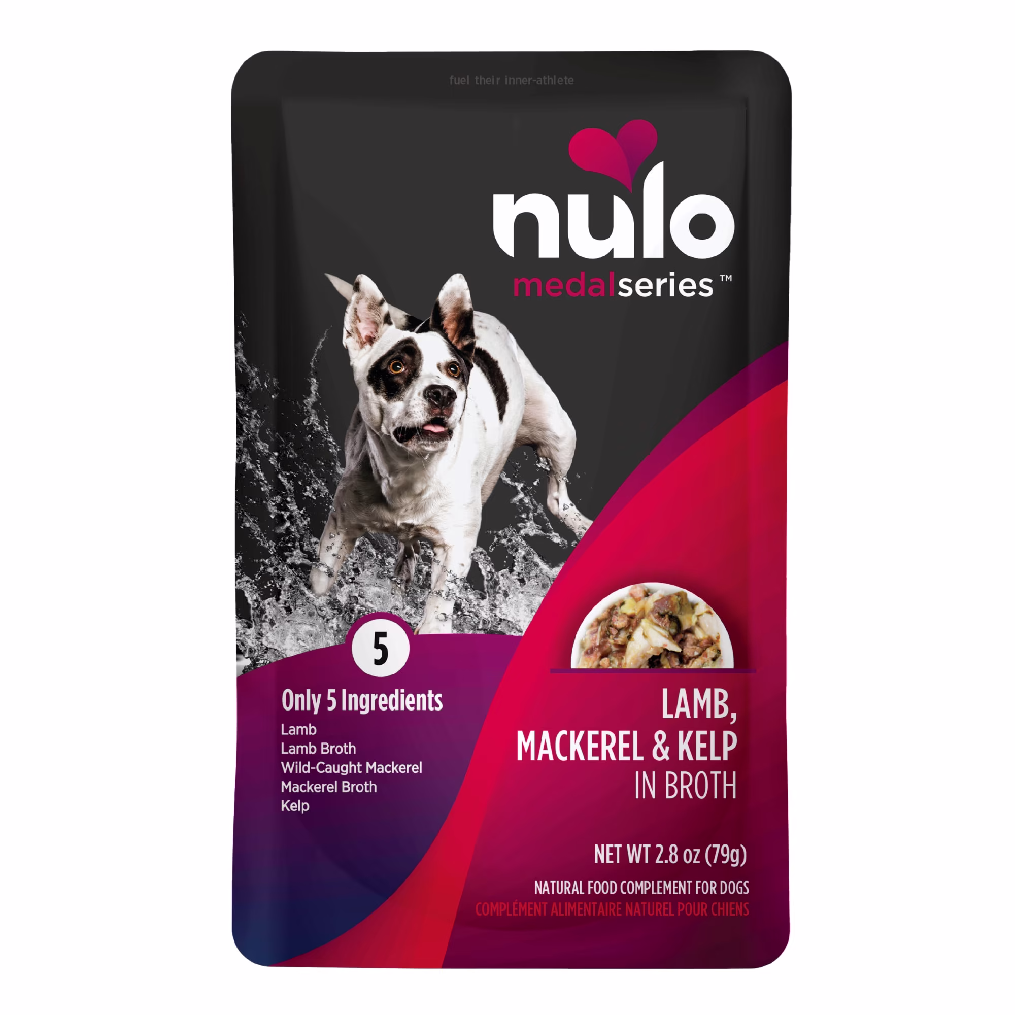 Nulo Lamb, Mackerel & Kelp Wet Dog Food Topper 2.8oz 24pk