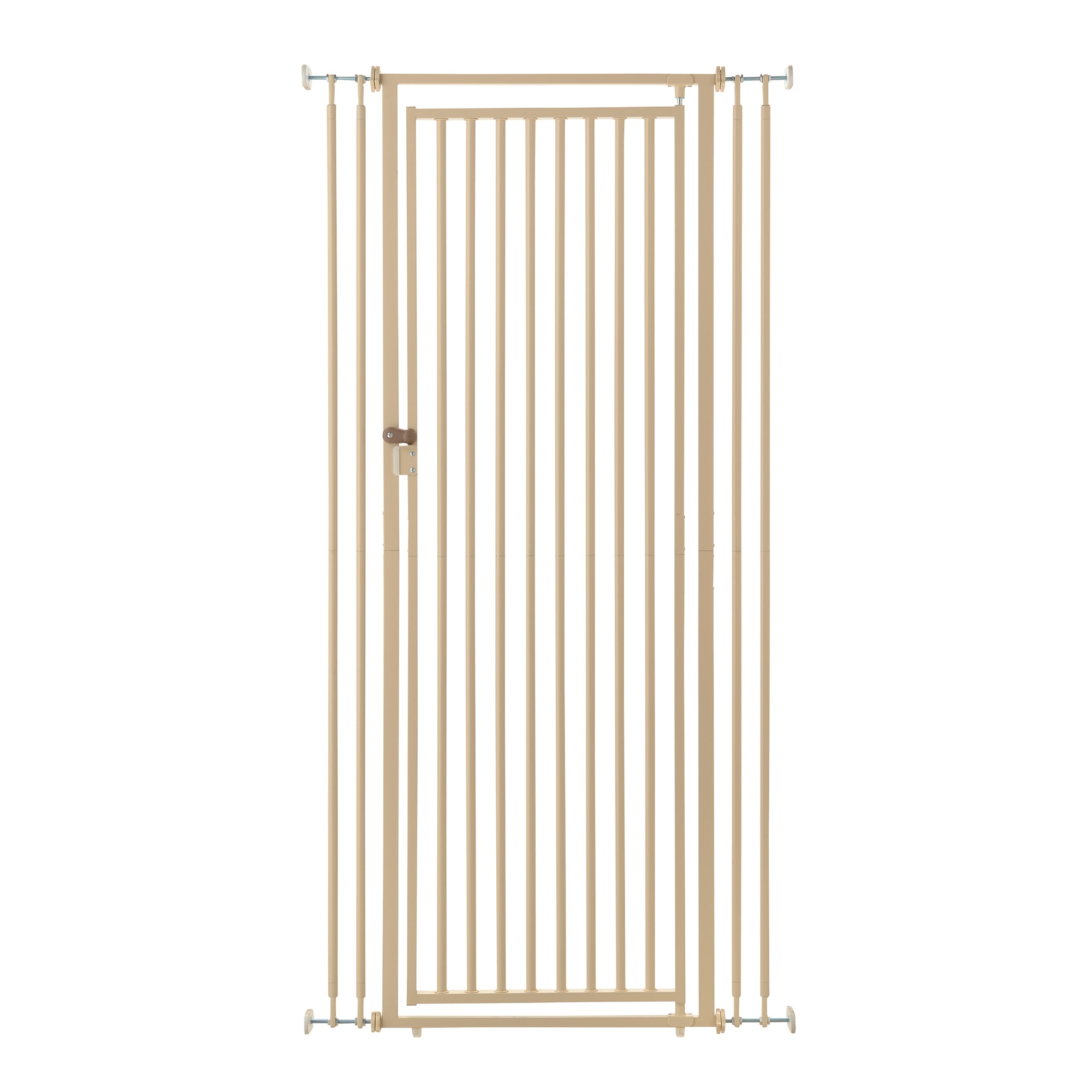 Richell Beige Steel Cat Extra Tall Safety Gate 37.5 L X 3 W X 71.5 H Petco