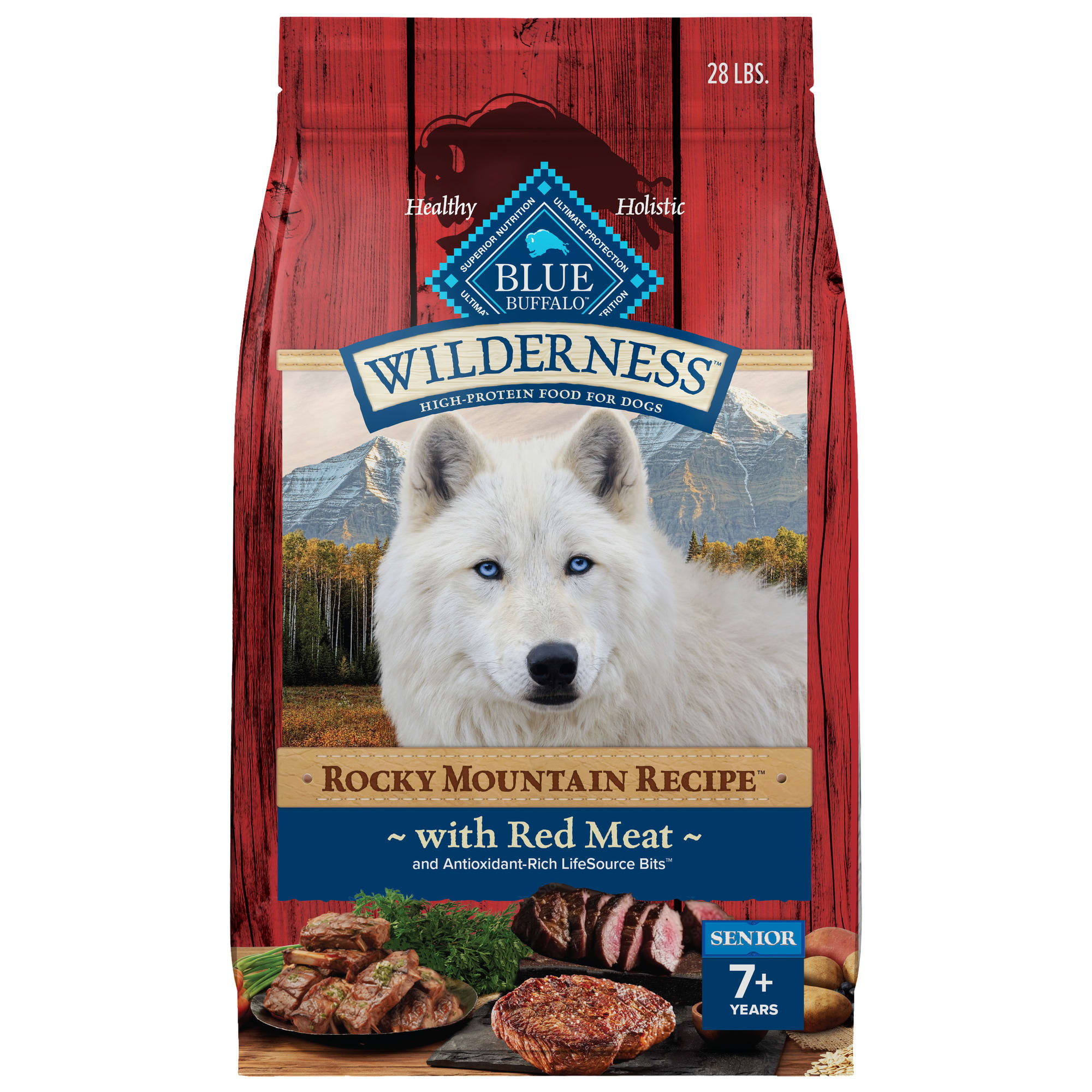 Blue wilderness senior dog food sale