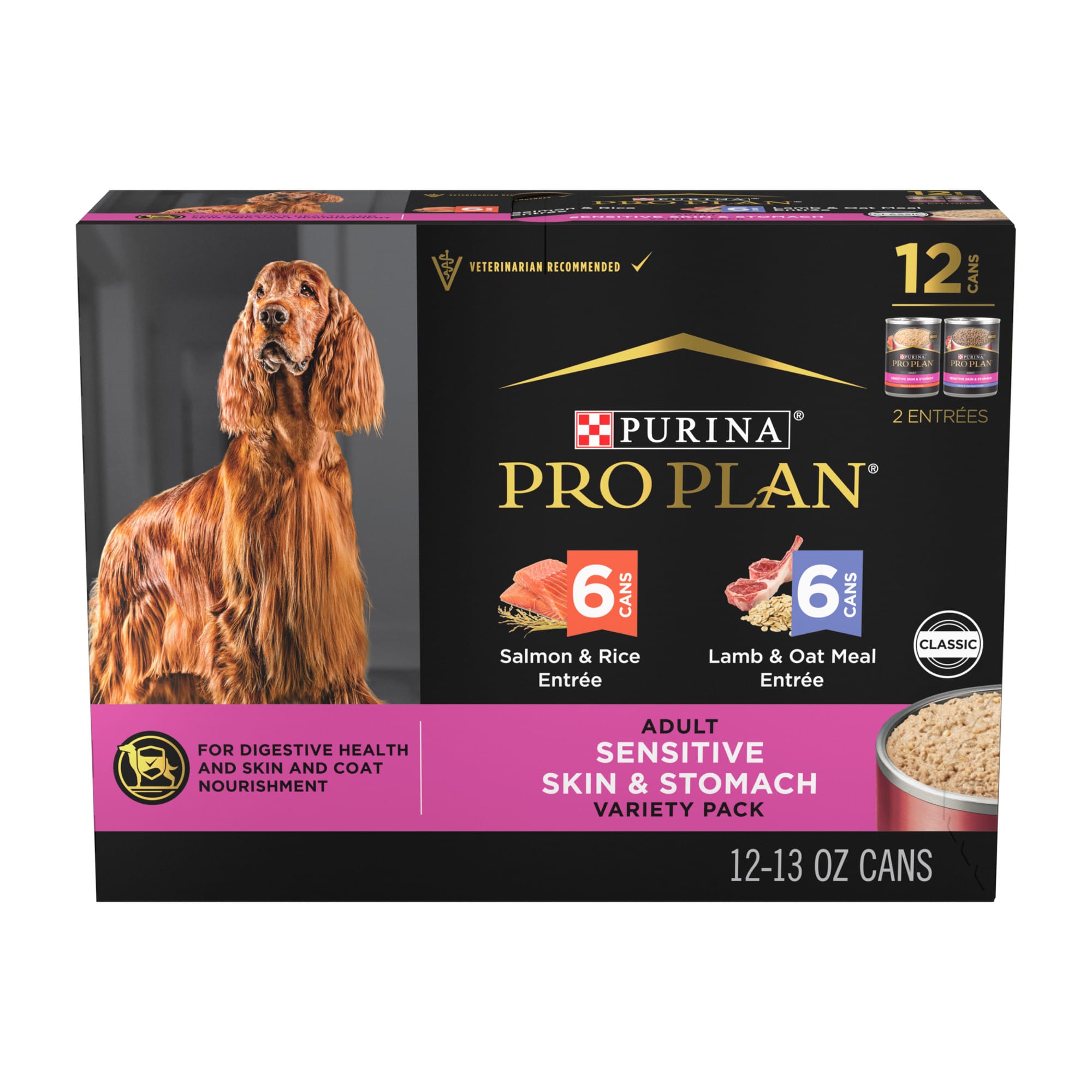 Purina Pro Plan Sensitive Skin and Stomach Wet Dog Food Variety