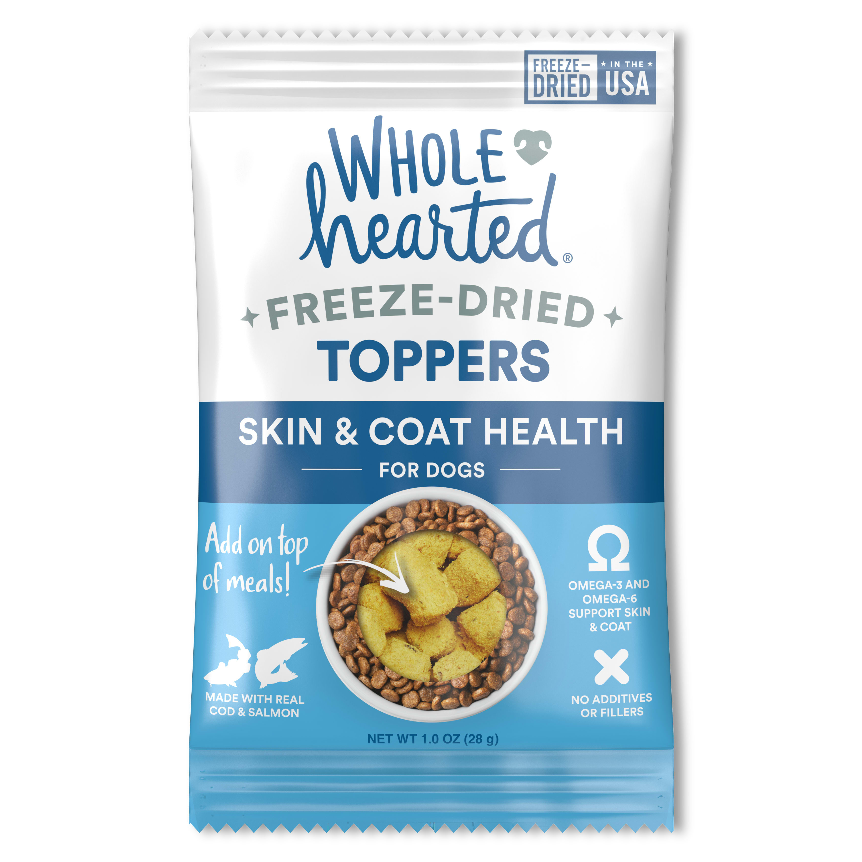 Wholehearted dog food 2025 skin and coat