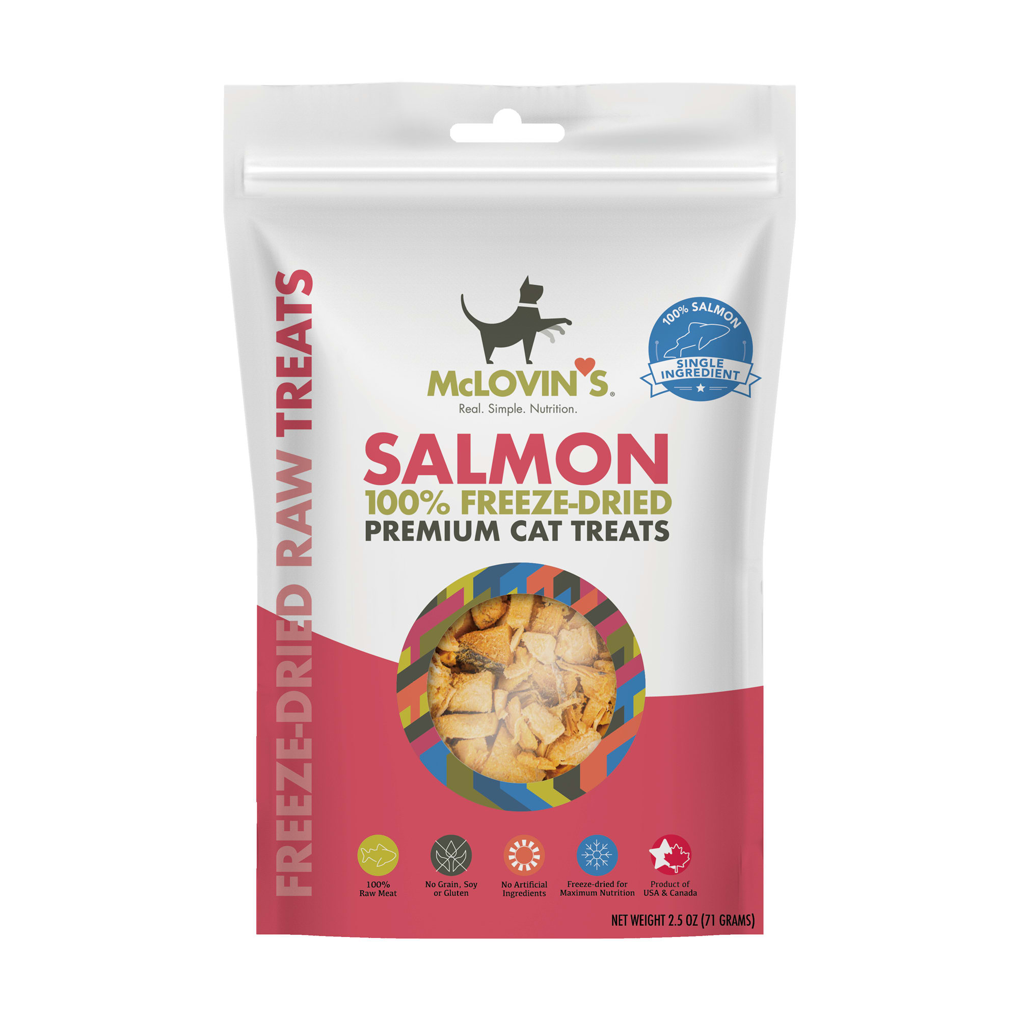 McLovin's FreezeDried Salmon Cat Treats 2.5 oz
