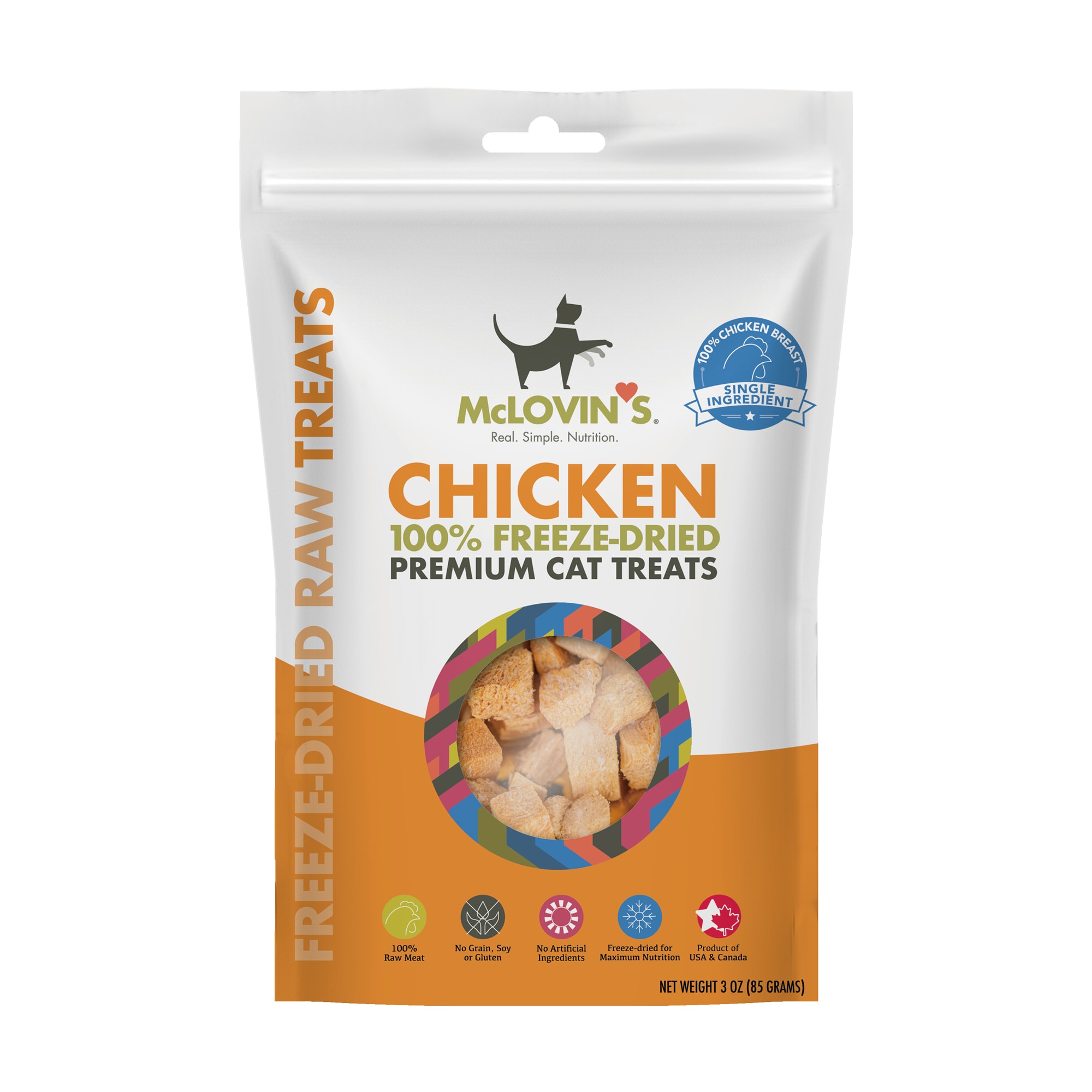 McLovin s Pet Freeze Dried Chicken Cat Treats 3 Oz Petco