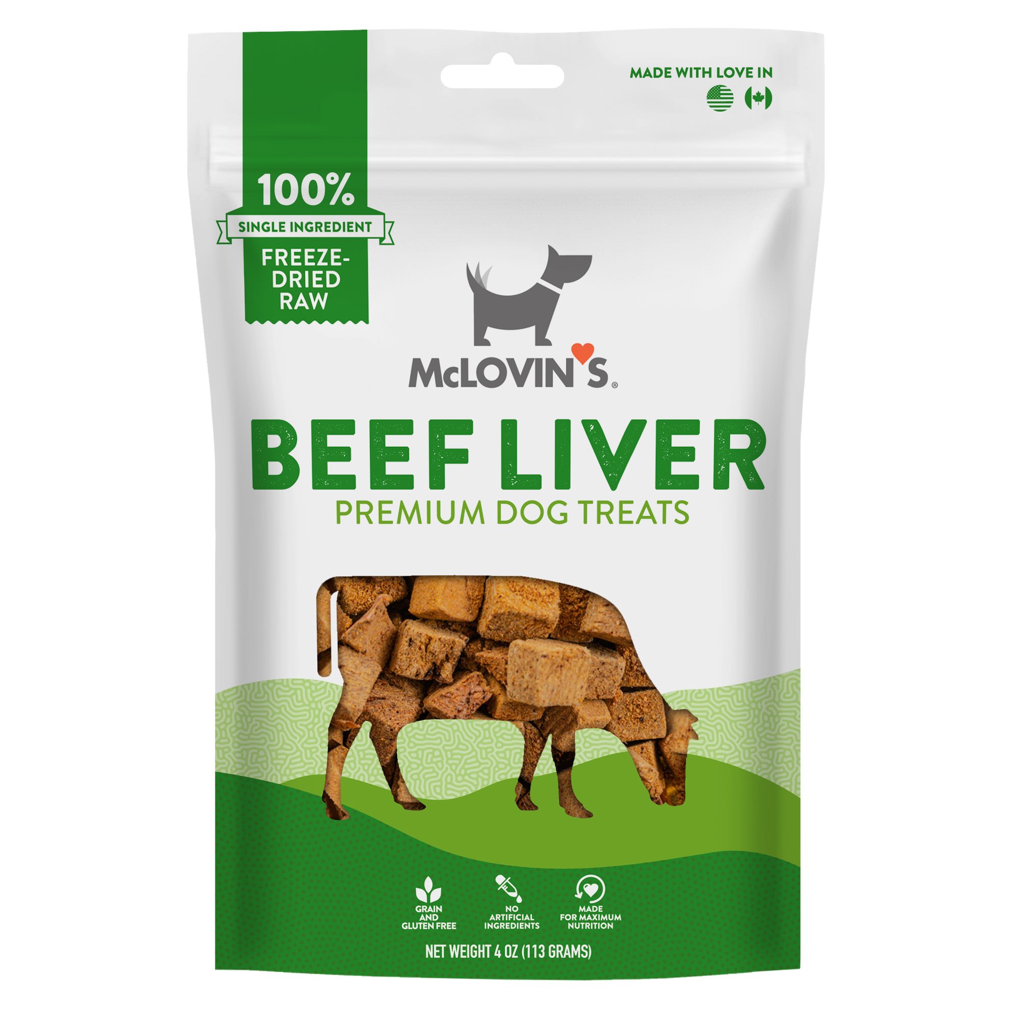 McLovin's Beef Liver FreezeDried Dog Treats 4oz