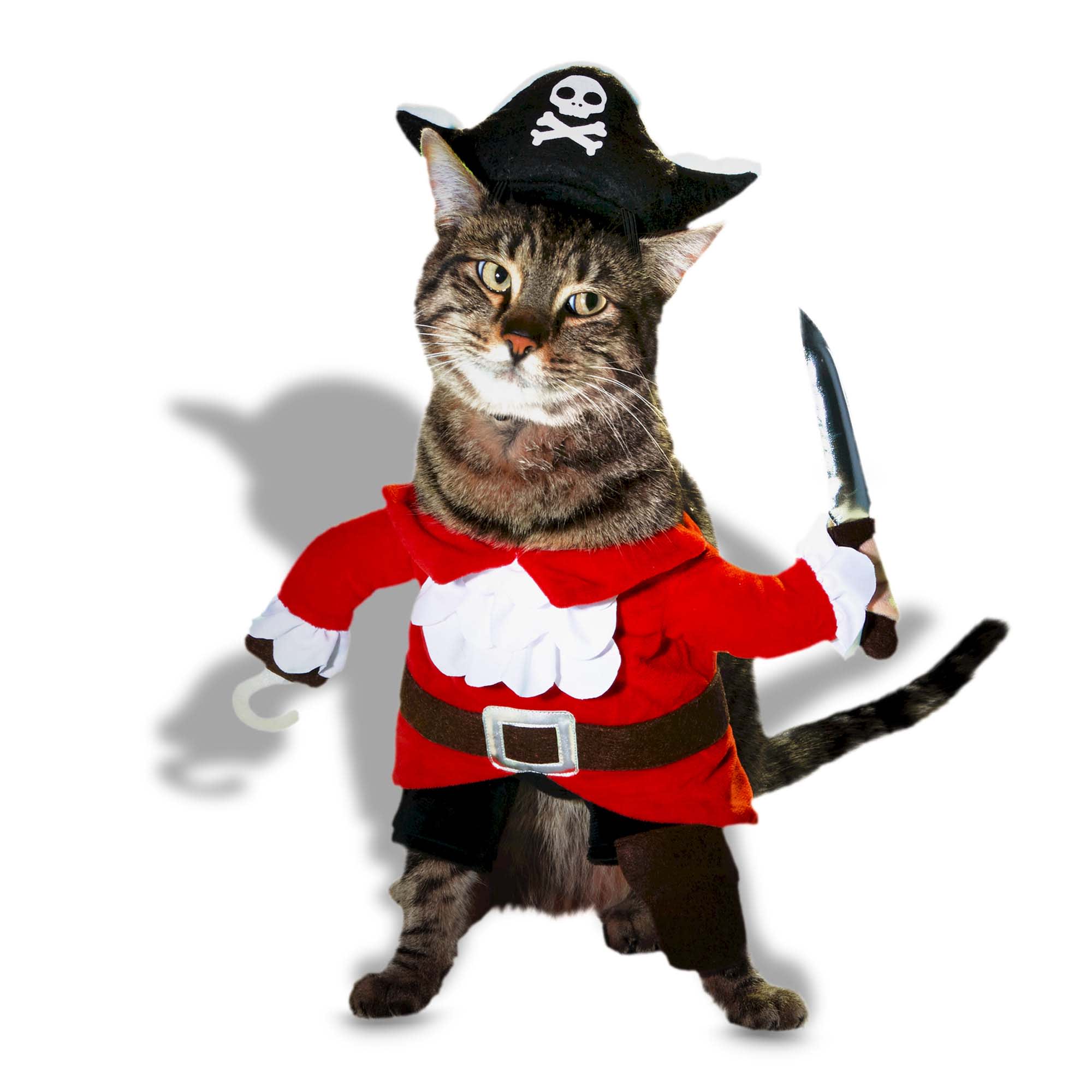 Bootique Pirate Costume for Cats Small Medium