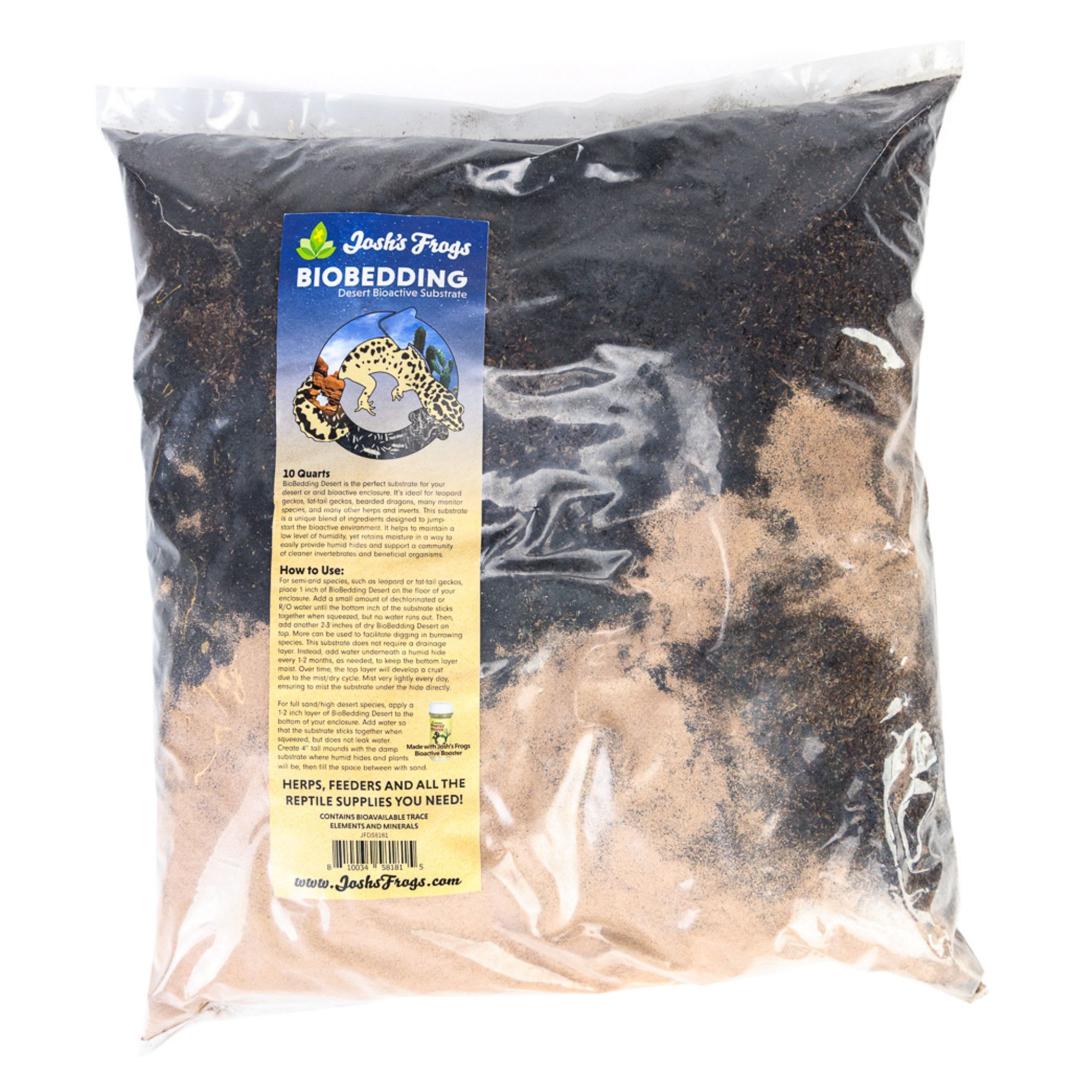 Josh s Frogs BioBedding Desert Bioactive Substrate 10 Quarts Petco