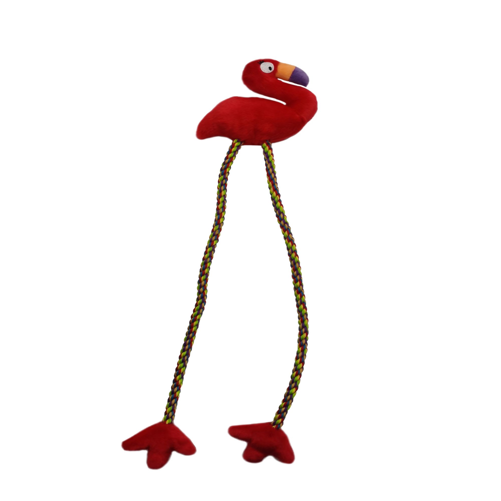 BarkABoo Love Double Layer Flamingo Dog Toy, XLarge Petco