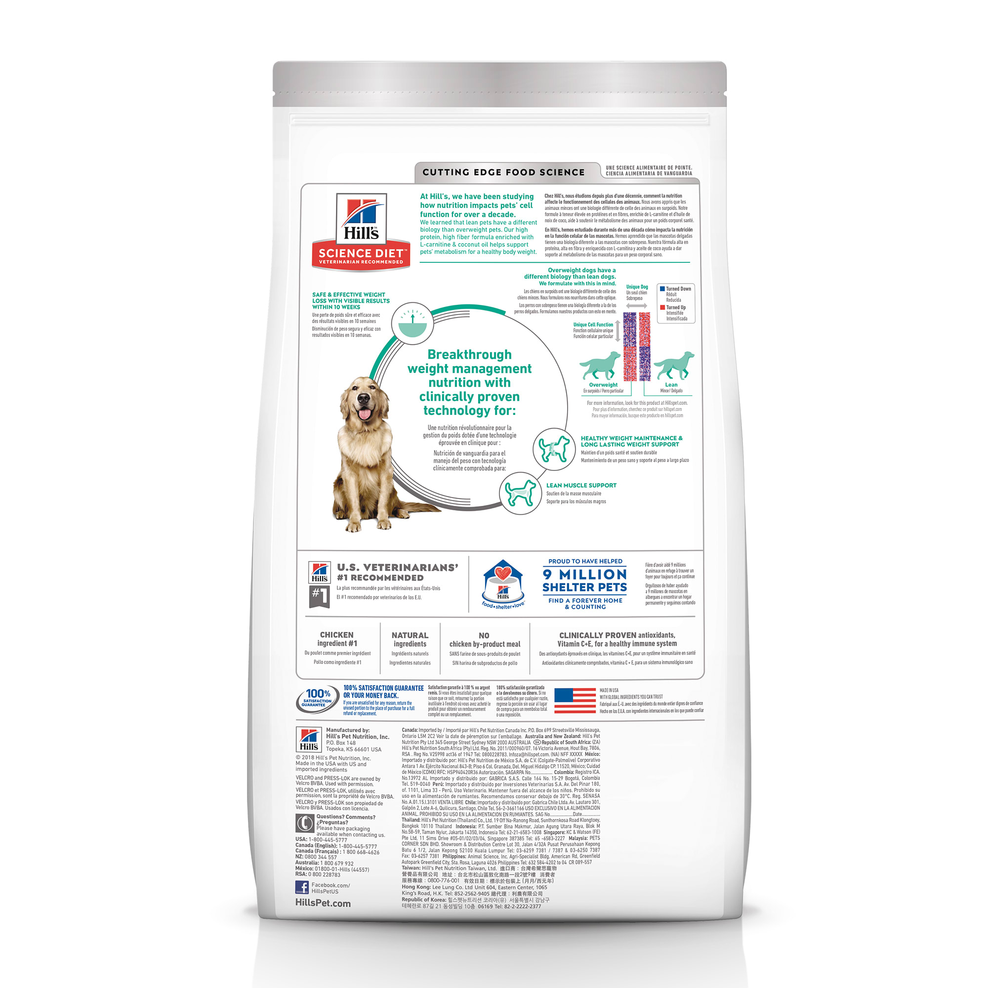 Hills weight management dog clearance food