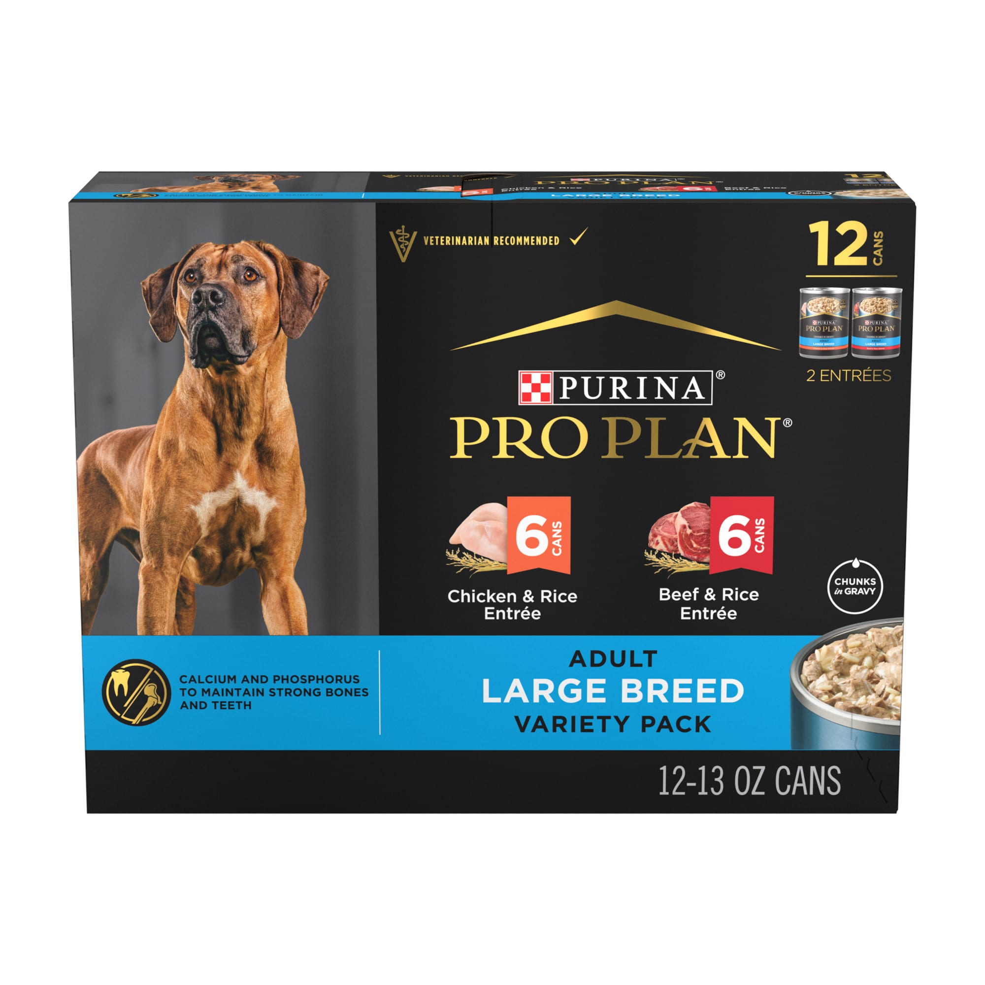 Purina Pro Plan Specialized Chicken & Rice, Beef & Rice Entree Adult ...