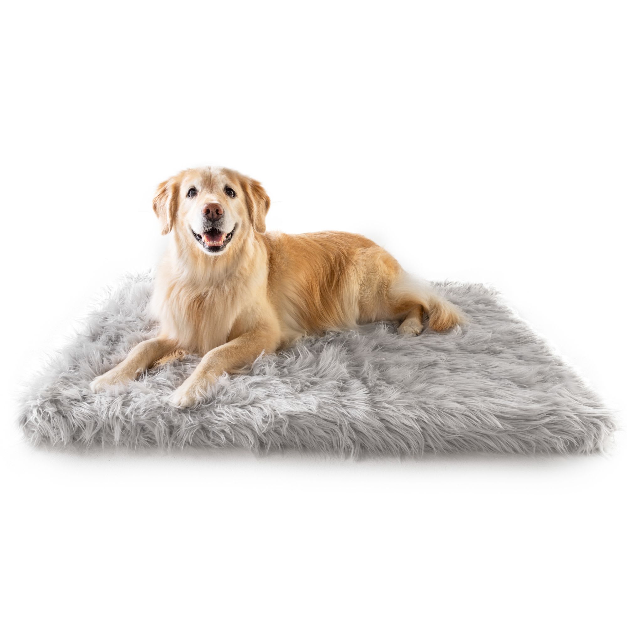 Paw Brands Puprug Faux Fur Portable Orthopedic Luxury Dog Bed : Target