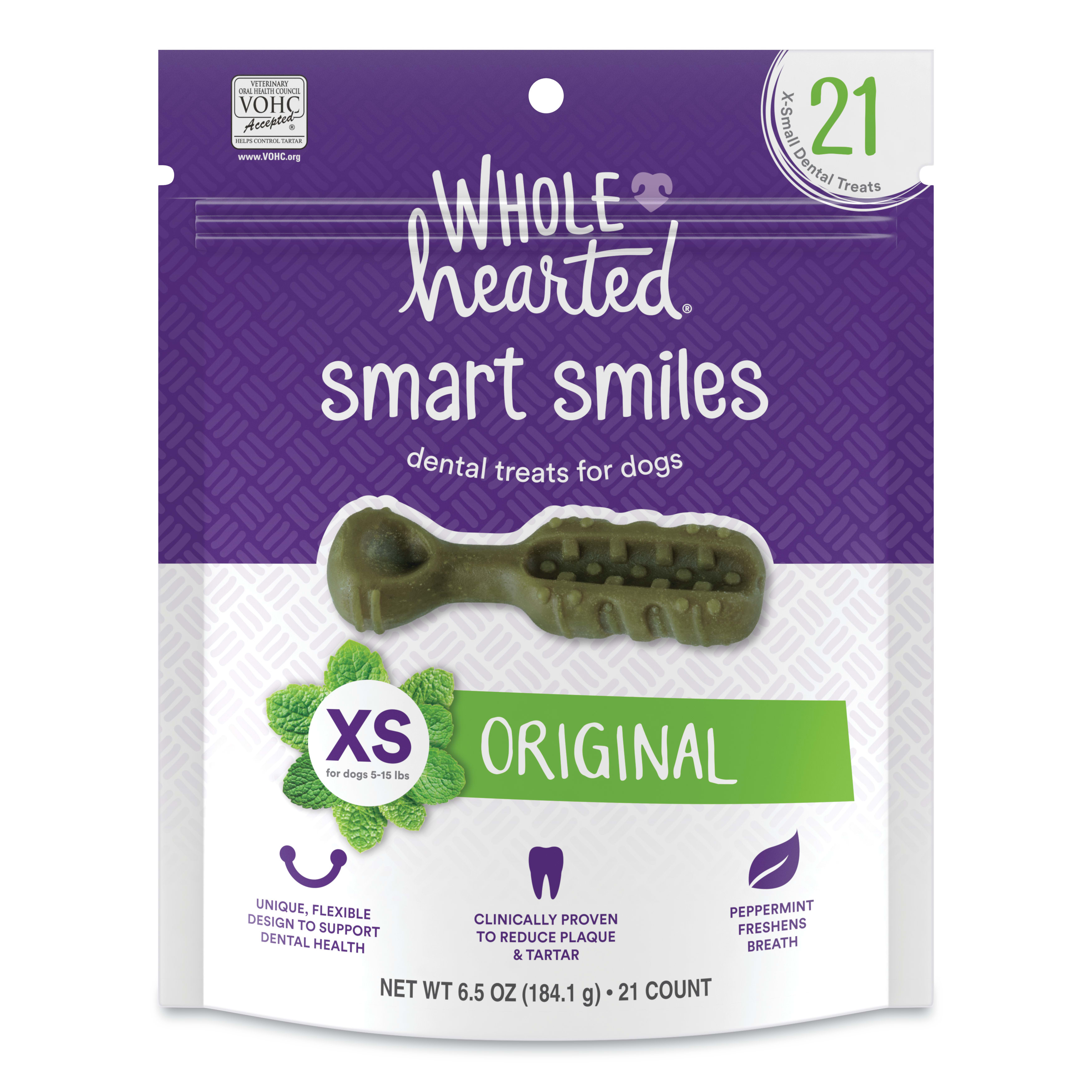 WholeHearted Smart Smiles Original Flavor Dog Treats, 36 117