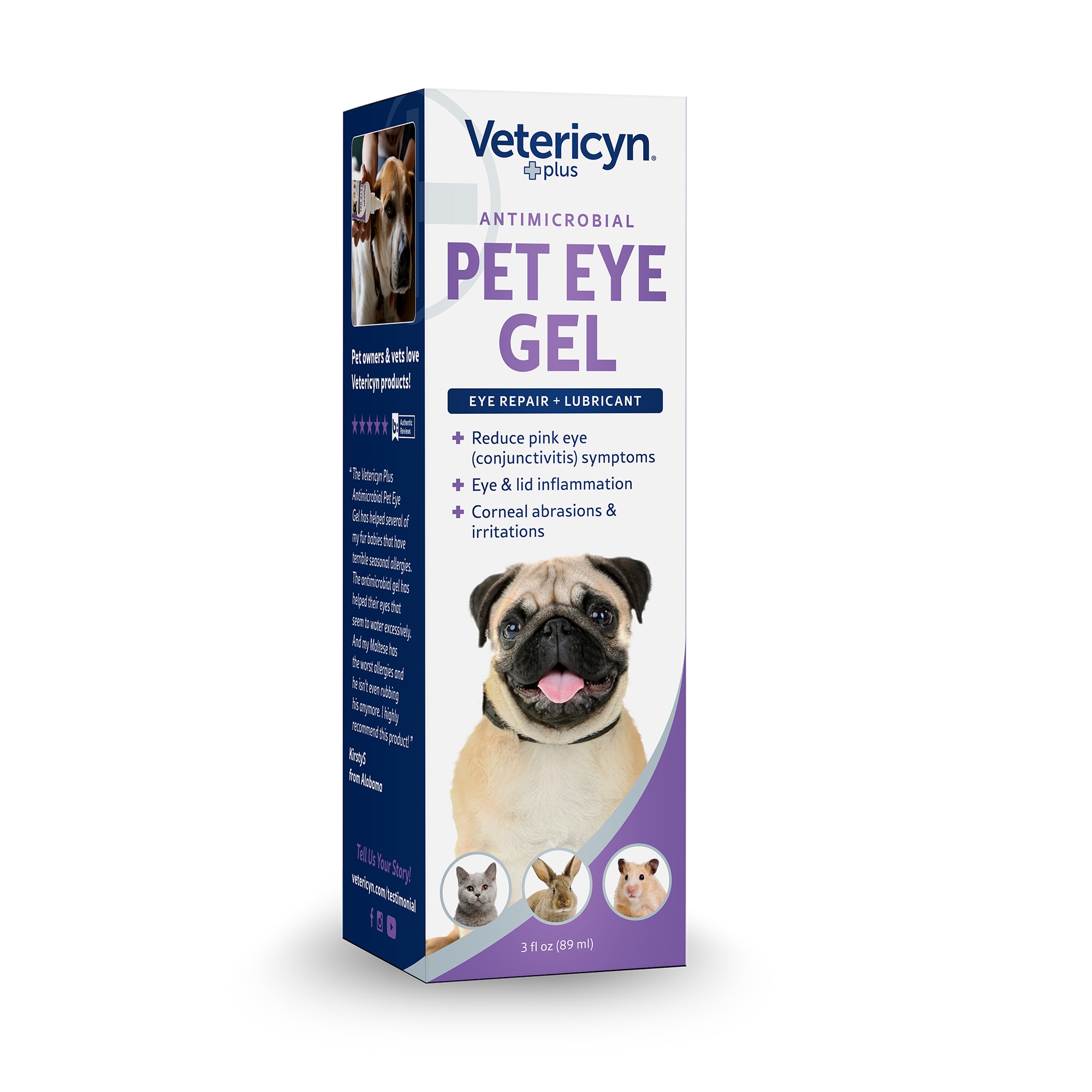 Vetericyn Antimicrobial Pet Eye Gel, 3 fl. oz.