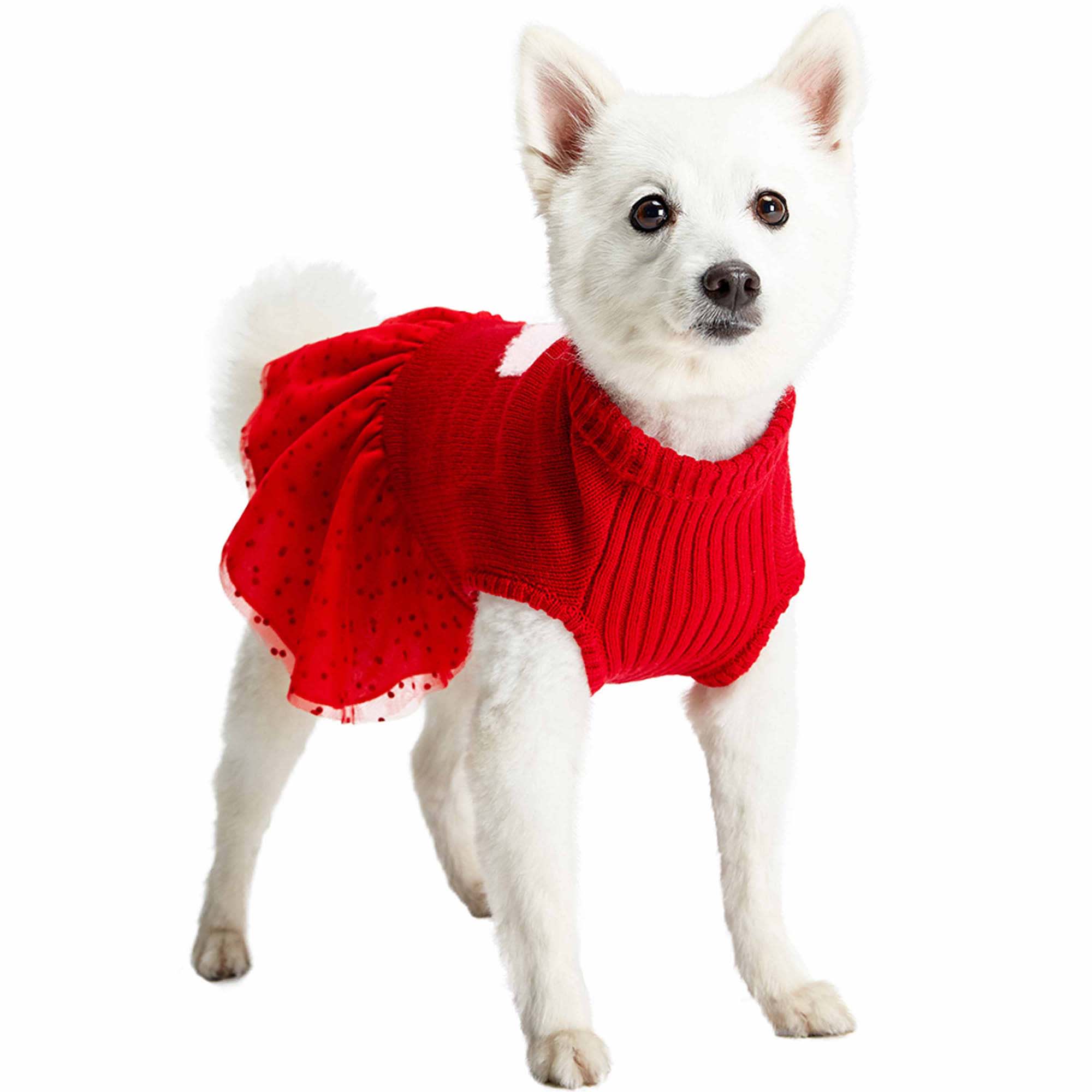 navy blue dress for baby girl Snowflakes Holiday Dog Harness Dress with Matching Leash main image 0
