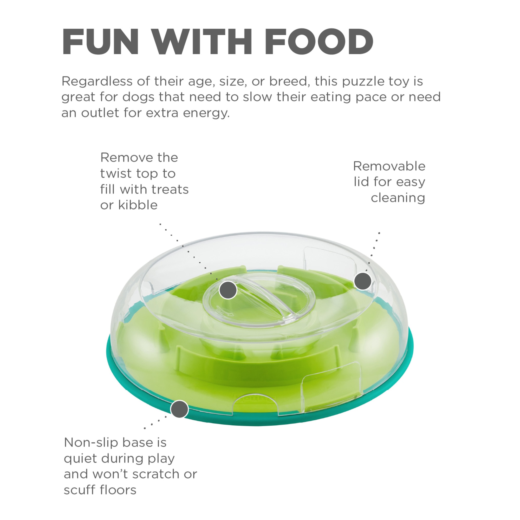 Outward Hound Wobble Bowl Puzzle Toy — Jeffrey's Natural Pet Foods