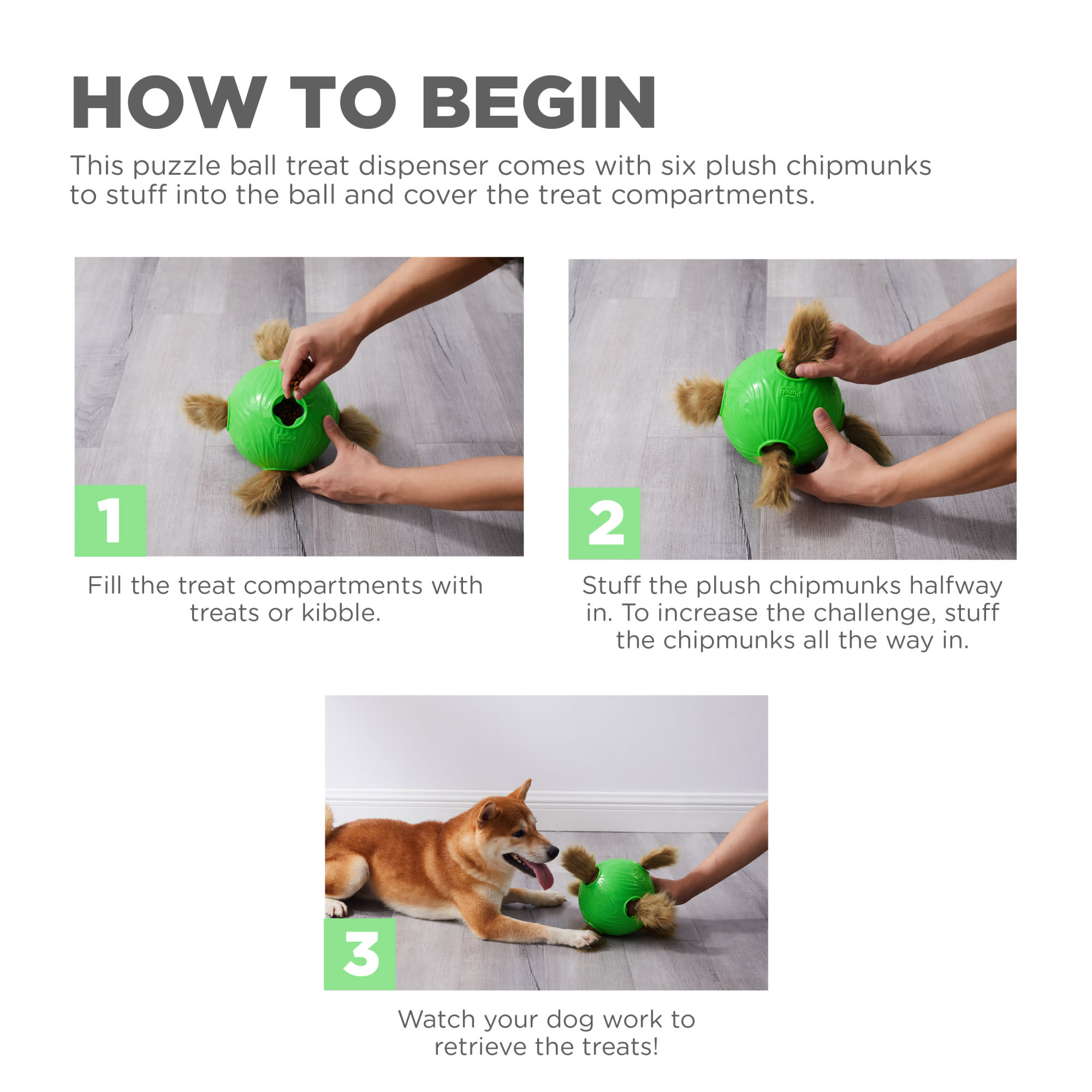 Snuffle Ball Interactive Treat Game for Dogs – K9runfree
