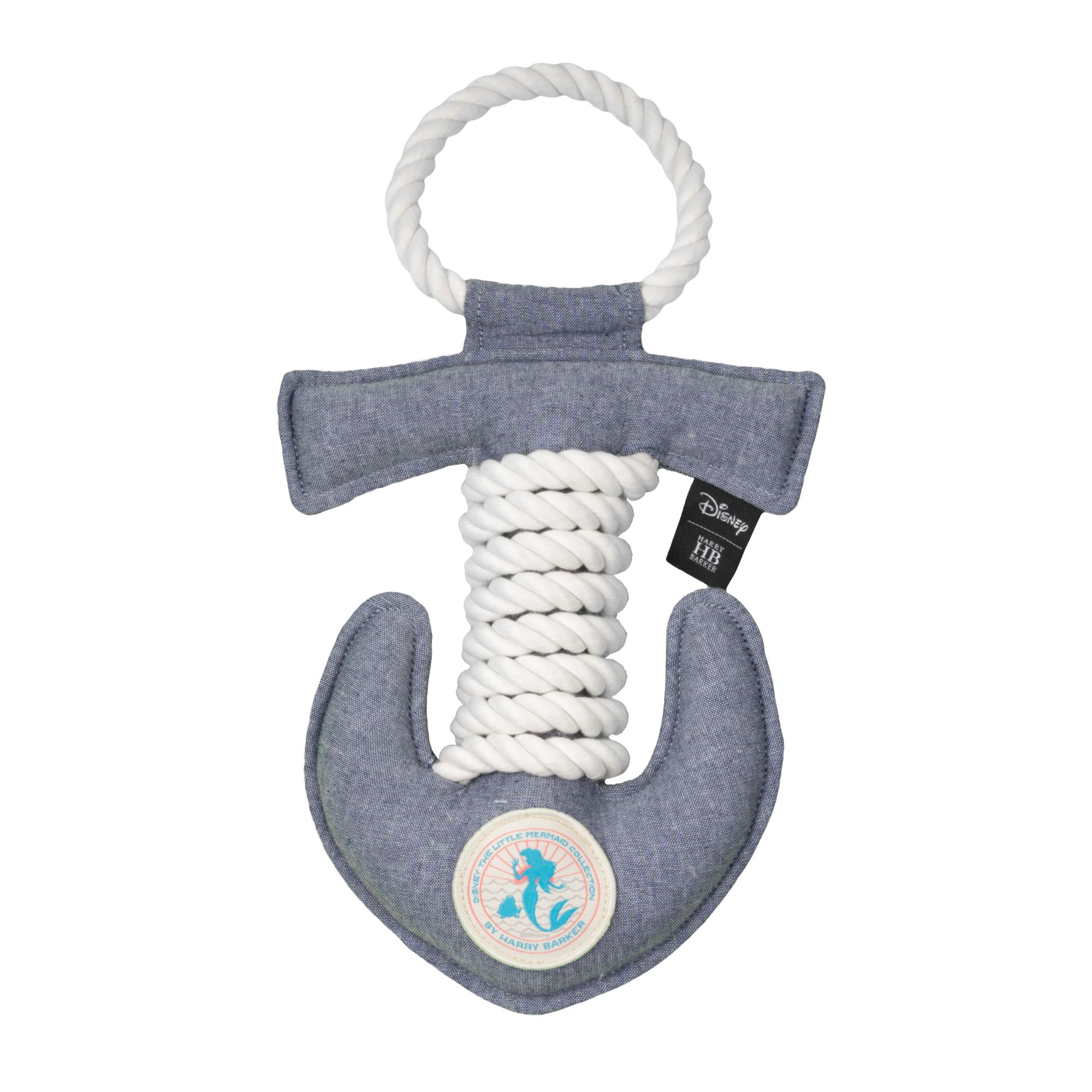 Harry Barker x Disney The Little Mermaid Rope Anchor Tug Dog Toy, Large