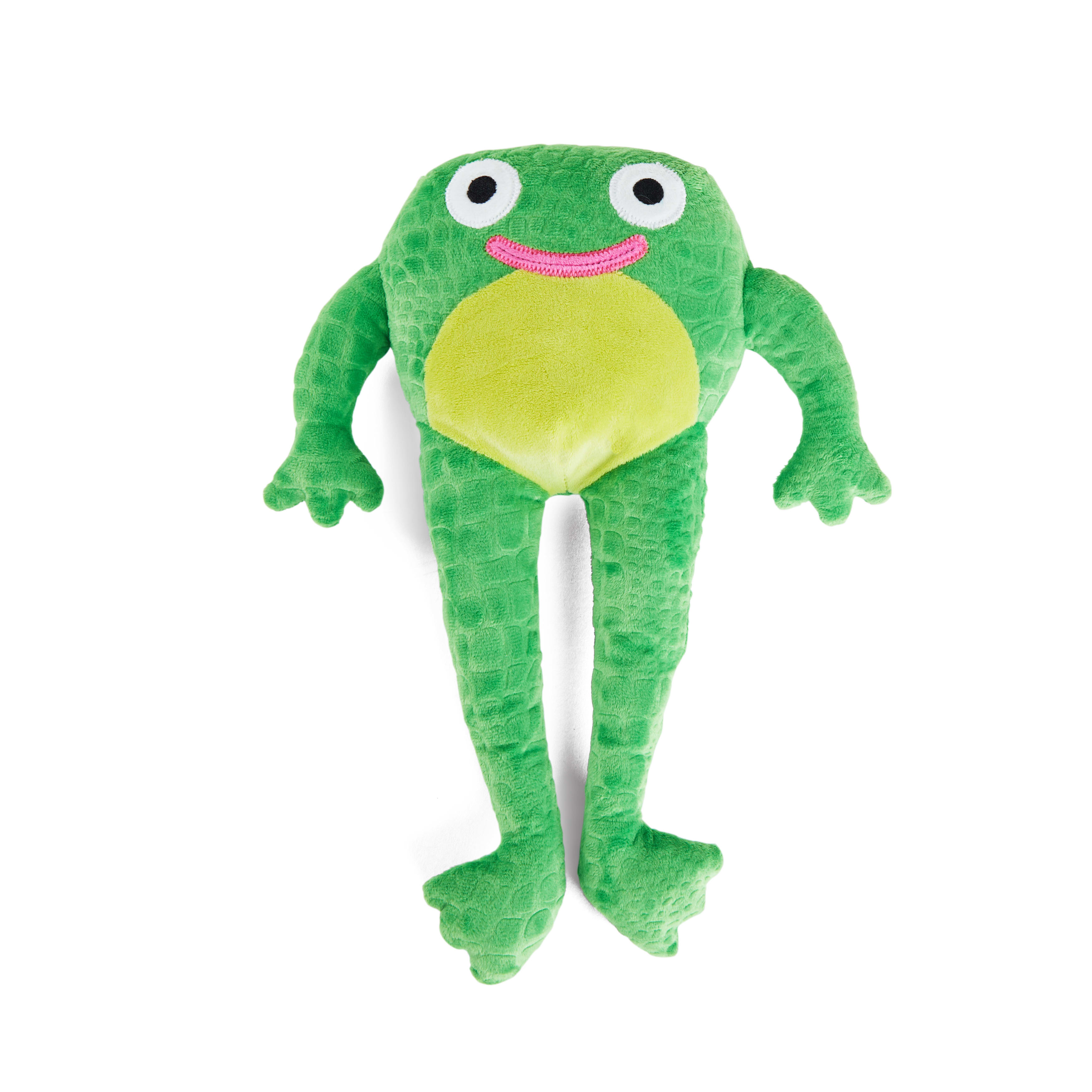 Leaps & Bounds Plush Long-Limbed Frog Dog Toy, X-Large