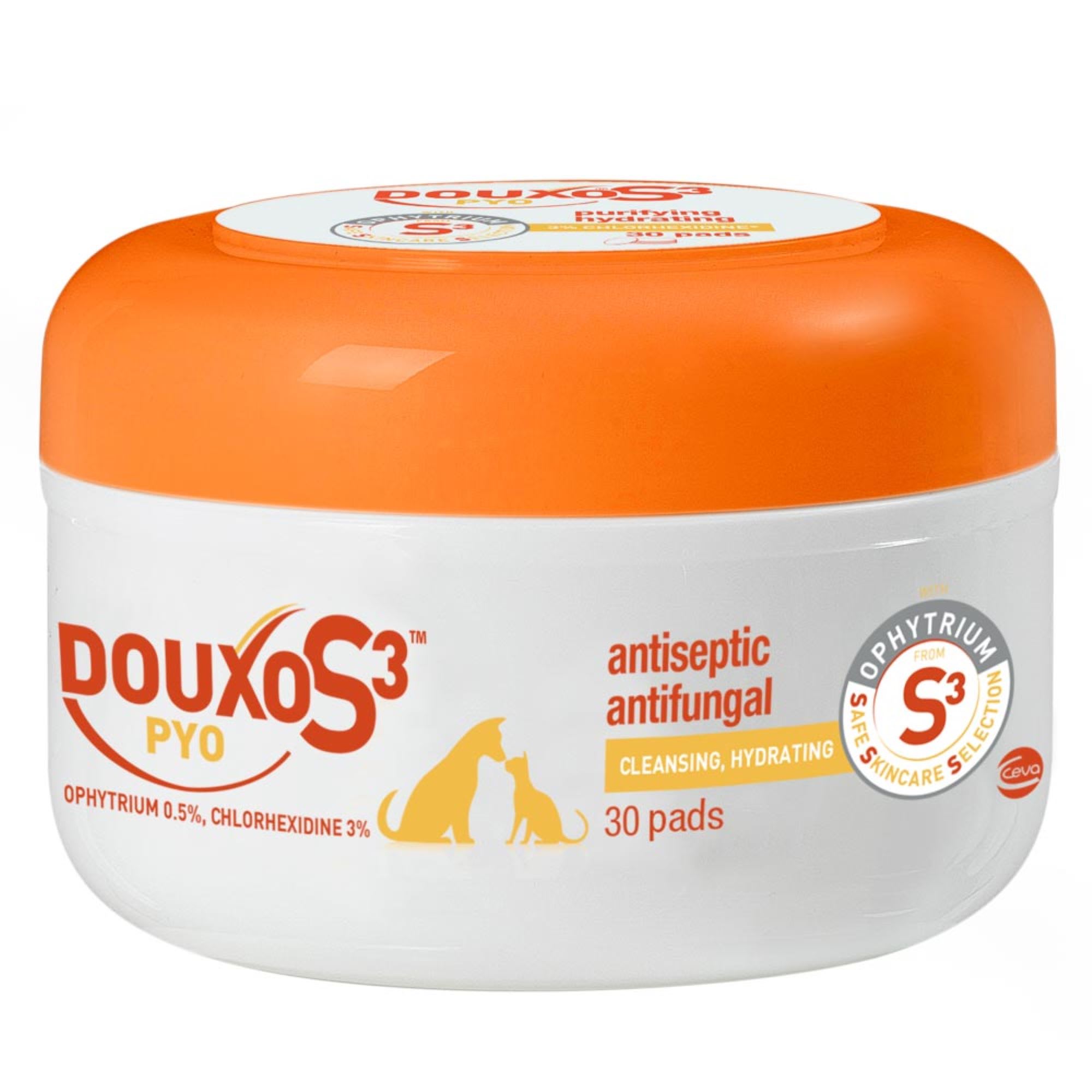 Douxo S3 PYO Wipes for Dogs Count of 30 Petco