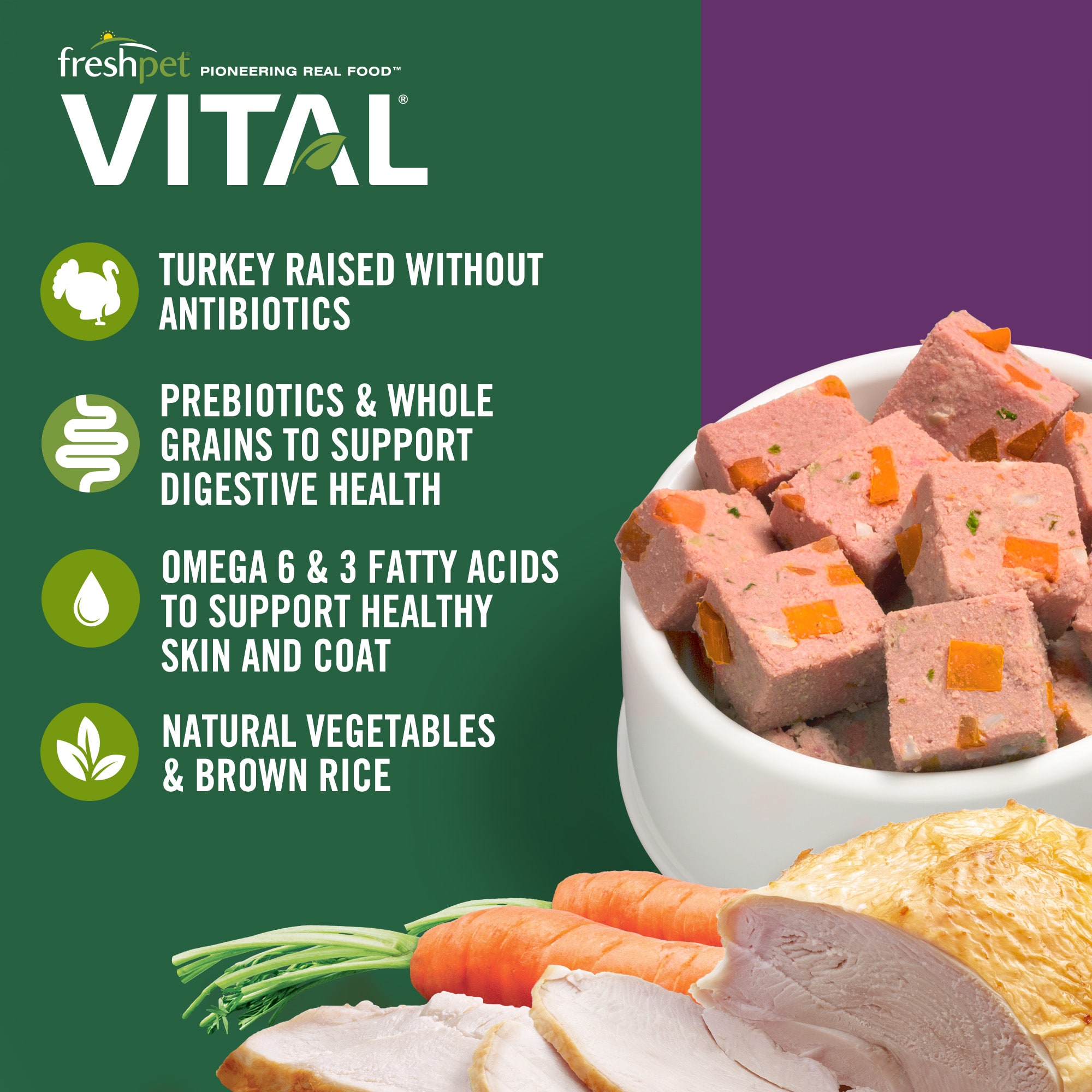 Freshpet vital 2025 turkey recipe