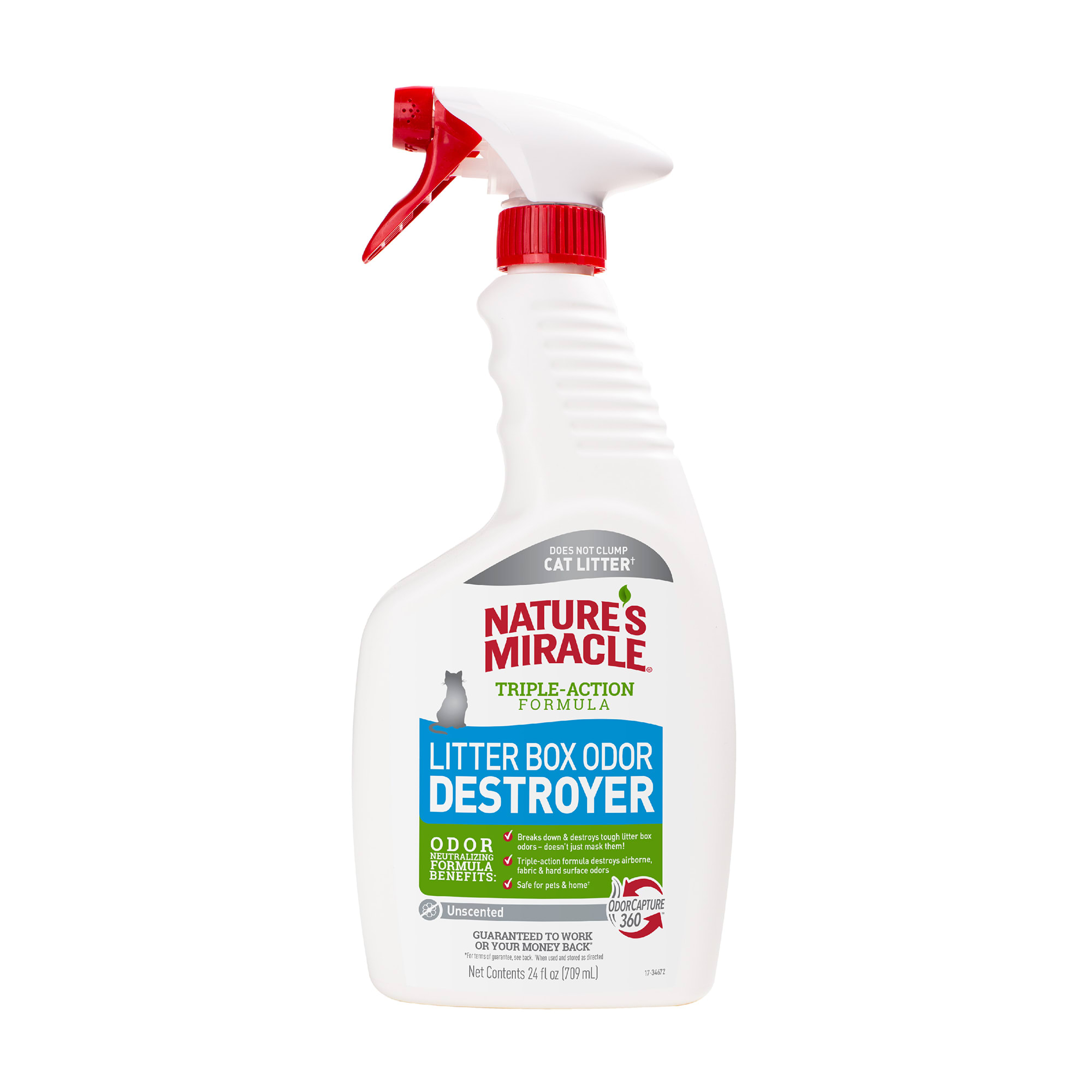 Nature s Miracle Litter Box Odor Destroyer for Cats 24 fl. oz