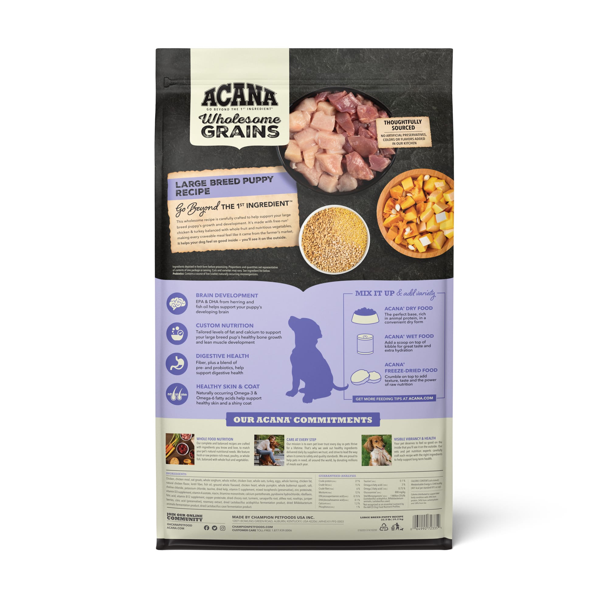 Acana large breed puppy food hotsell