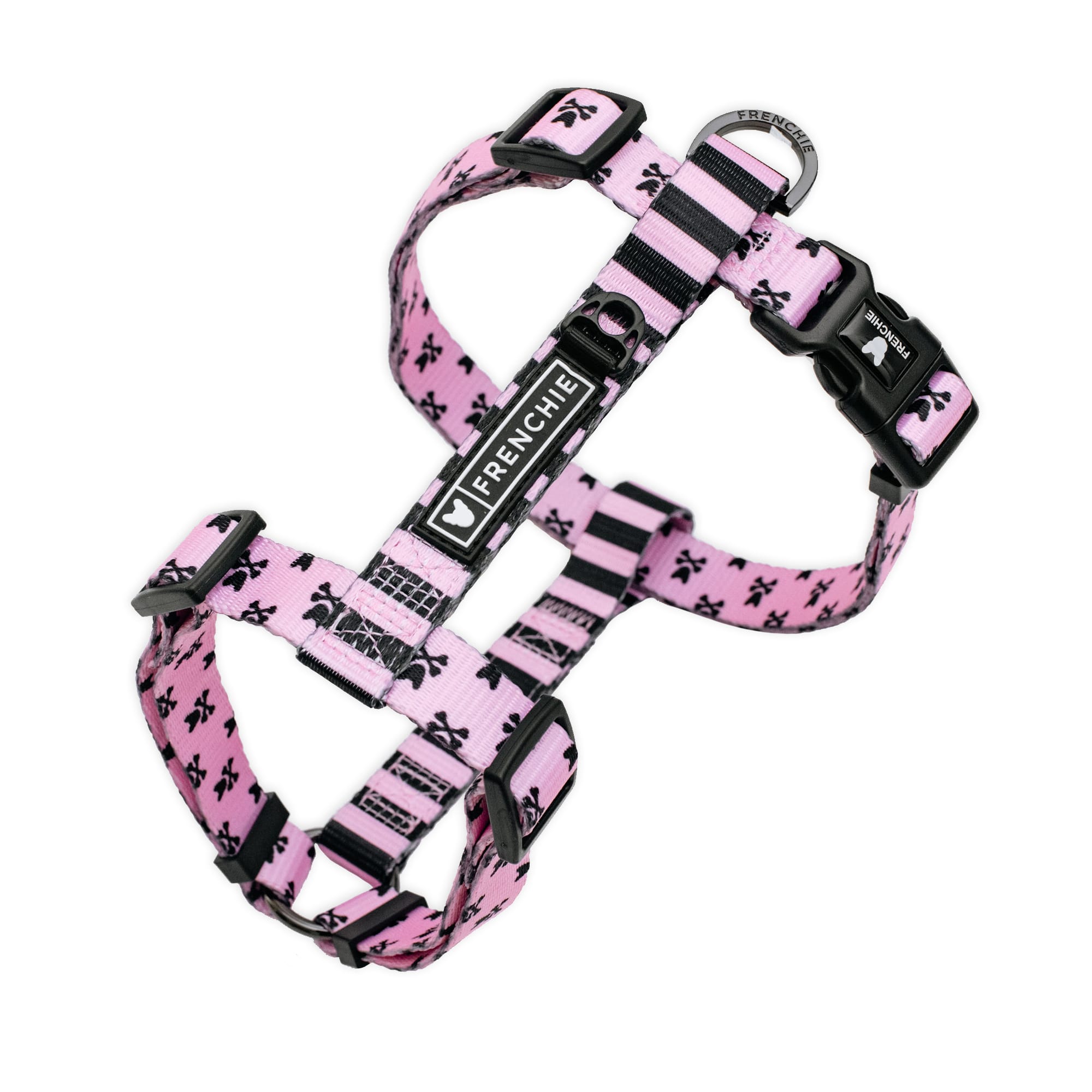 Frenchie Strap Harness - Bad to The Bone | Frenchie Bulldog | French Bulldog Accessories & Apparel