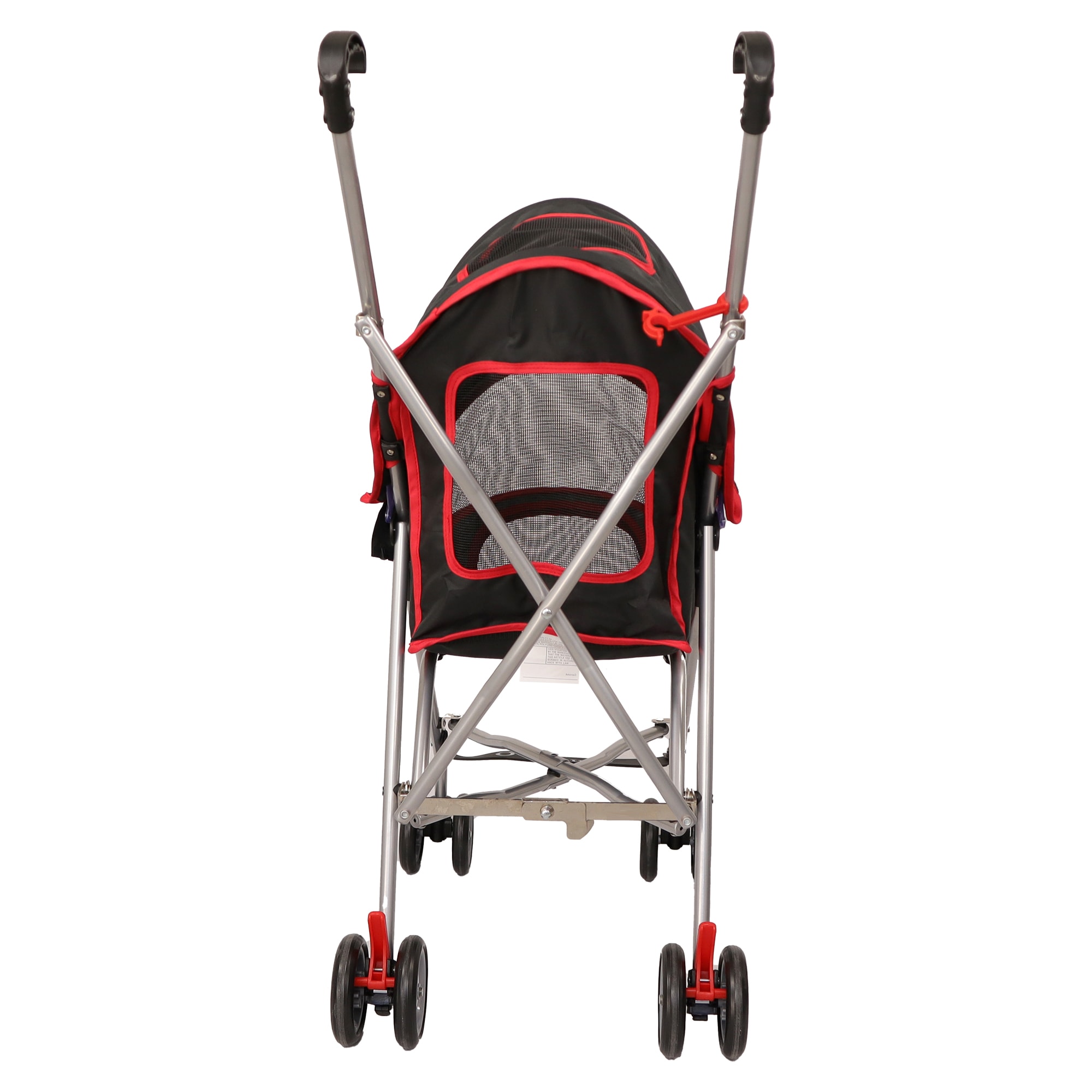 Red store umbrella stroller