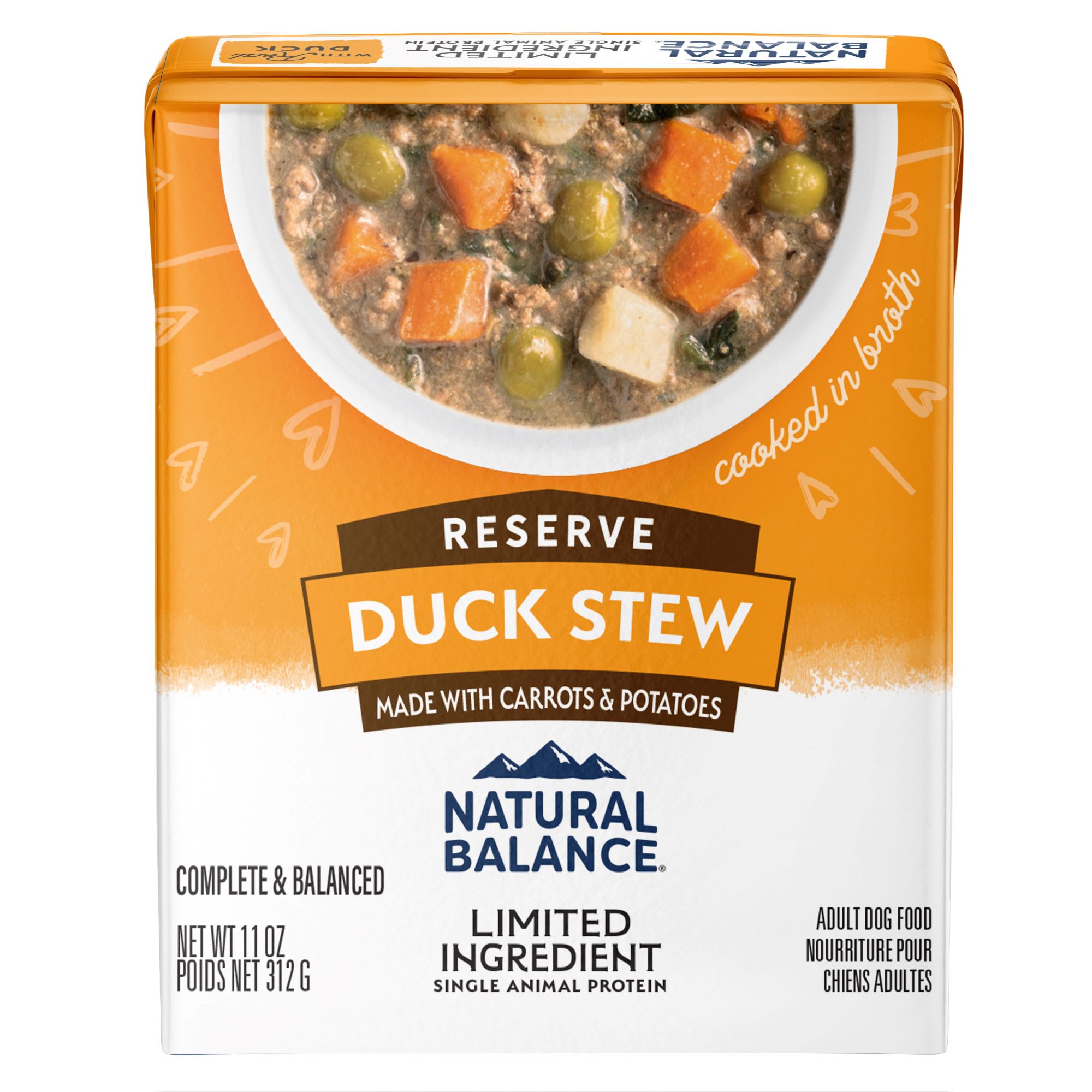 Natural Balance Limited Ingredient Reserve Duck Stew Dog Food 11