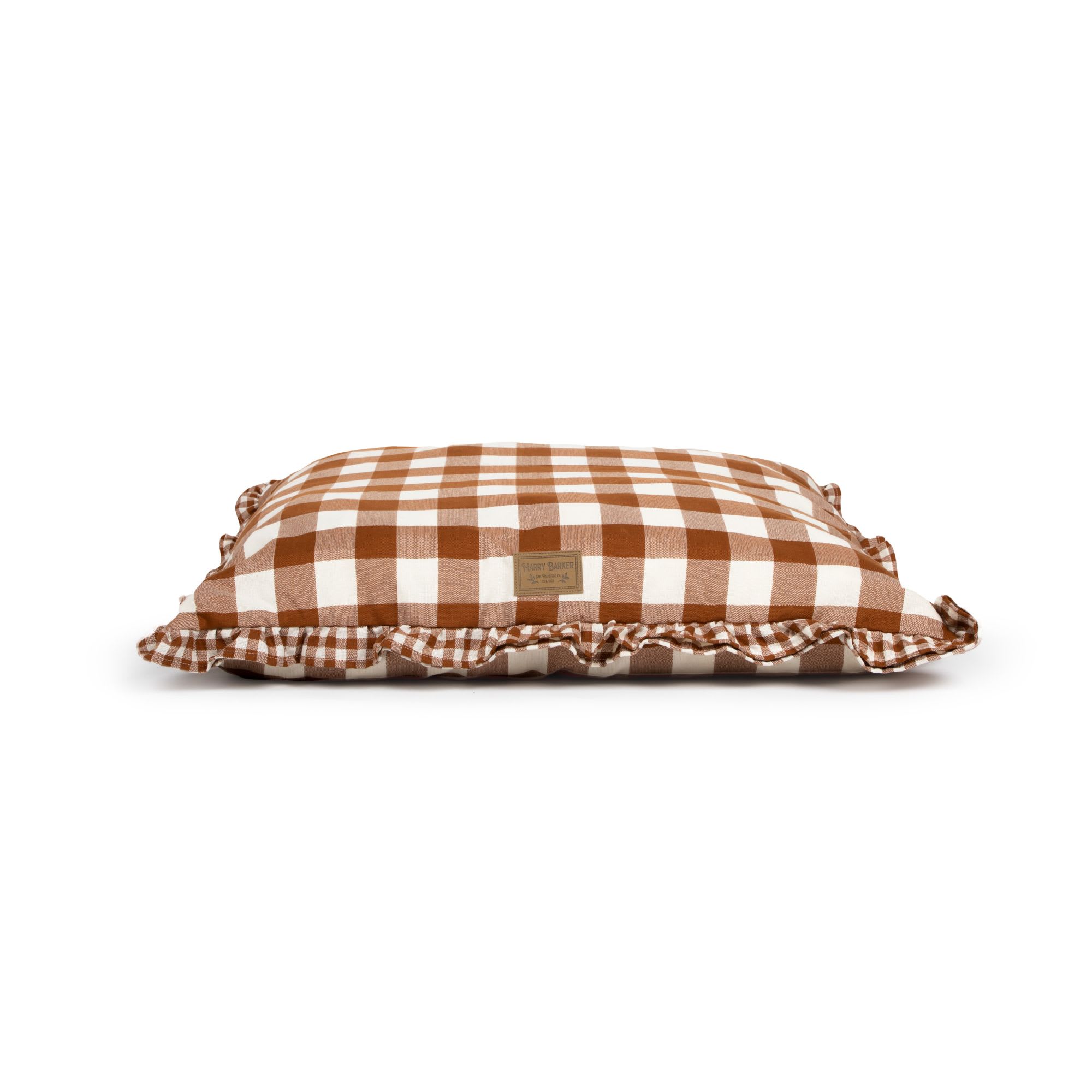 Harry Barker Gingham Print Envelope Dog Bed, 24" L X 18" W X 5" H