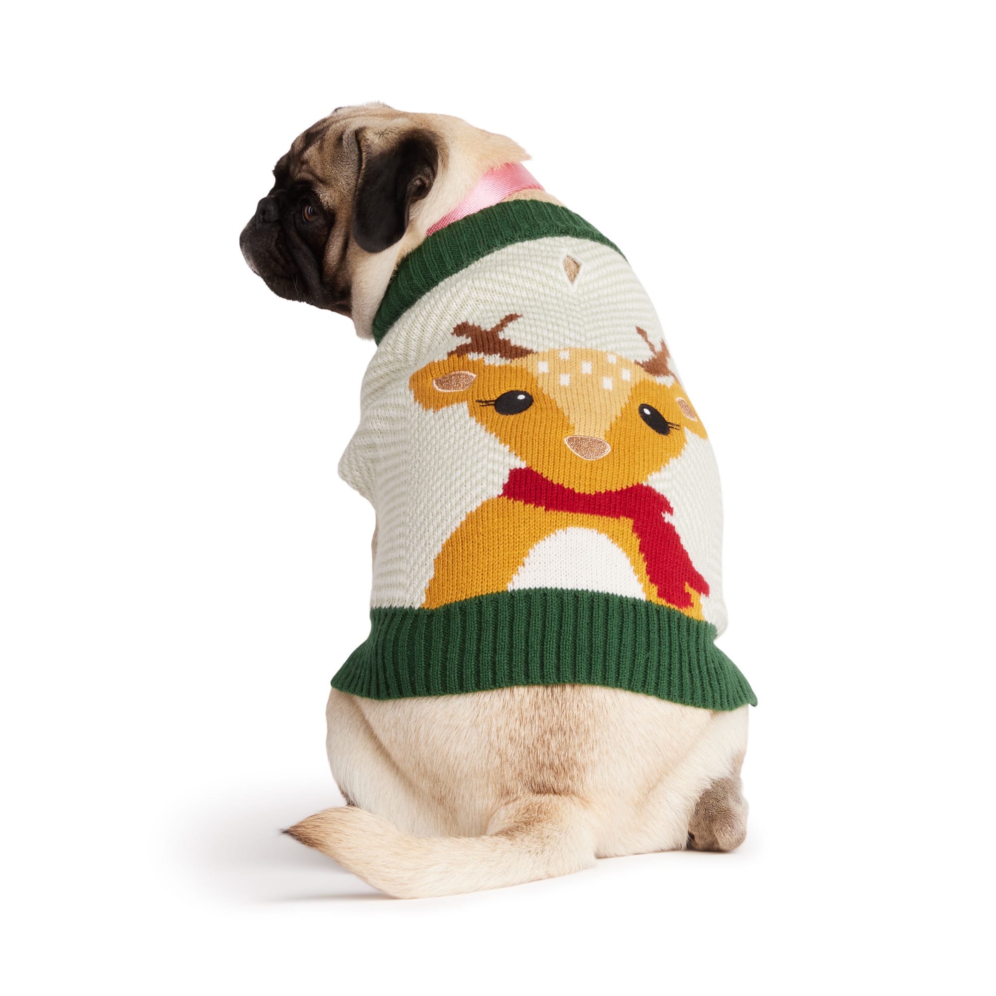 Dog reindeer outlet sweater