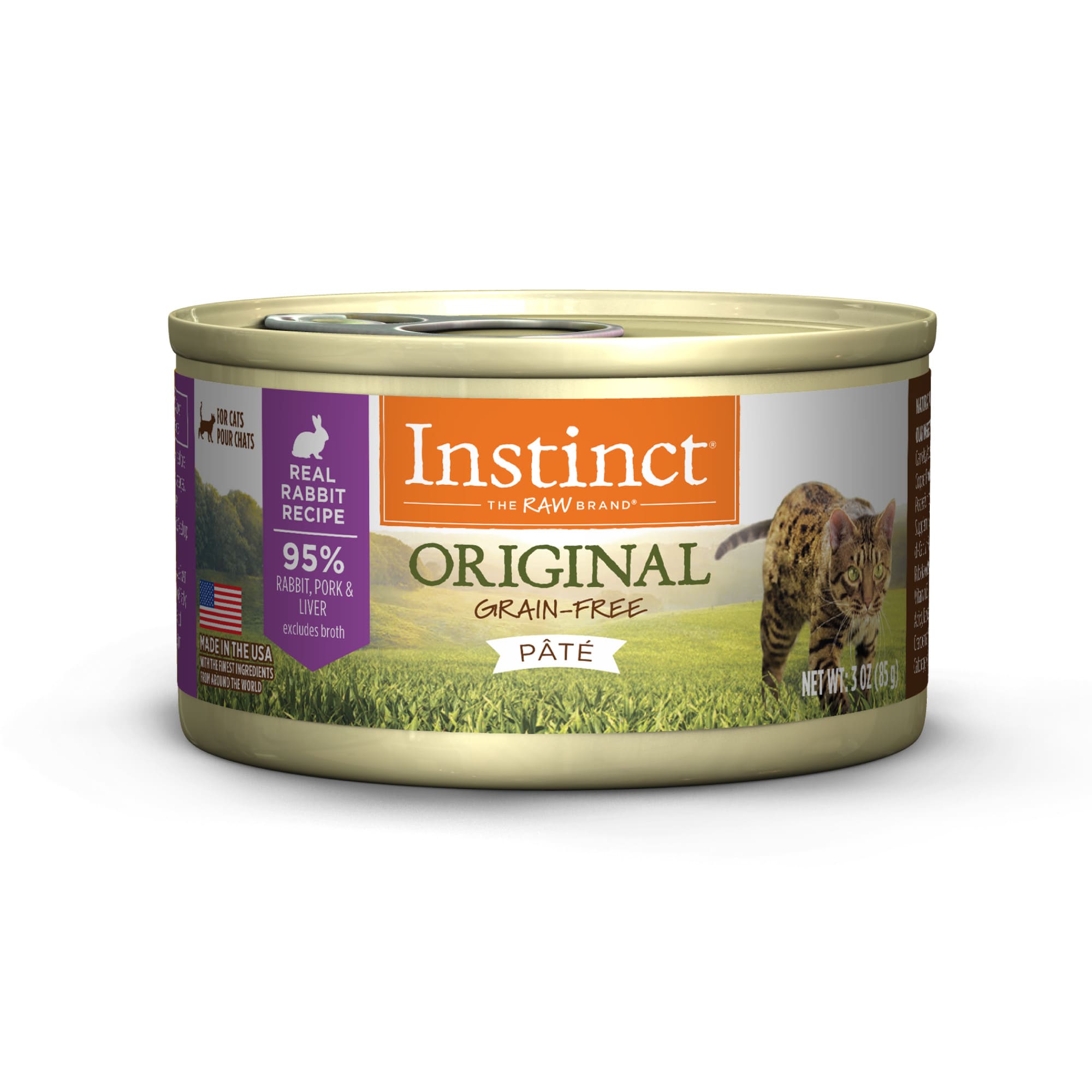 Instinct lid 2025 rabbit cat food