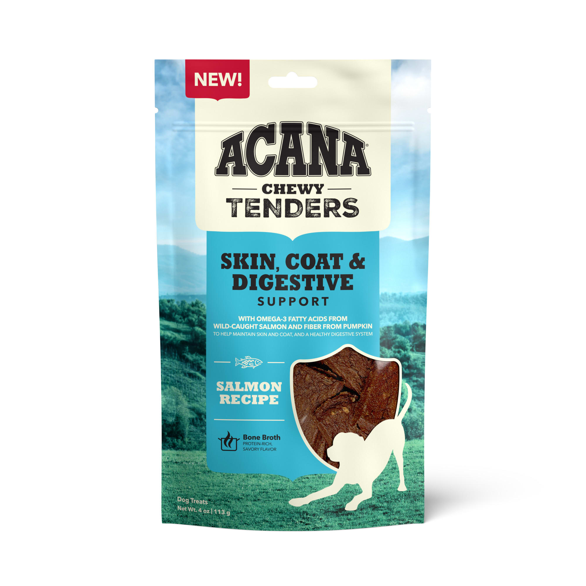ACANA Salmon & Pumpkin Chewy Dog Treats, 4 oz