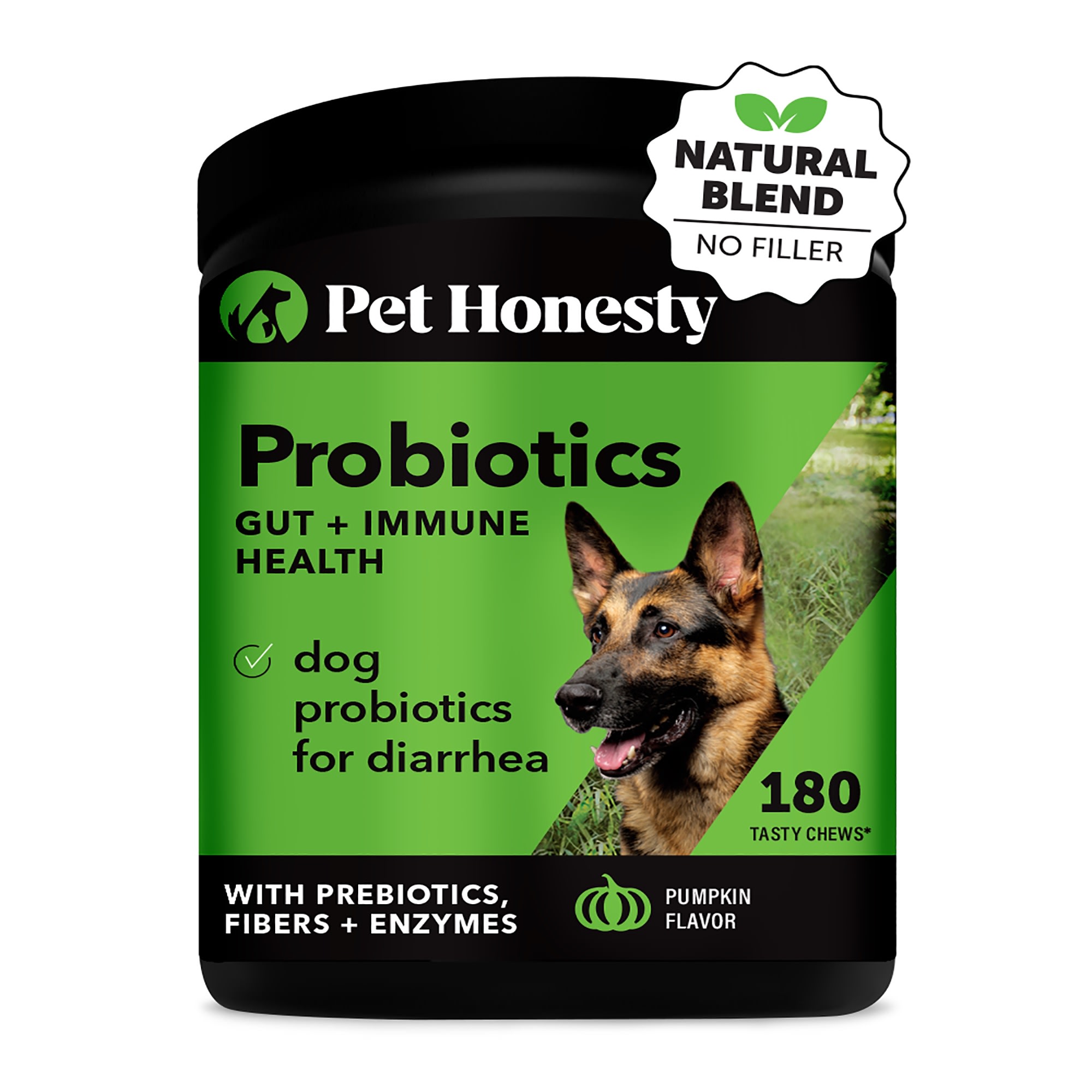 Pet Honesty Probiotics Gut Immune Pumpkin Soft Chews for Dogs Count of 180 Petco