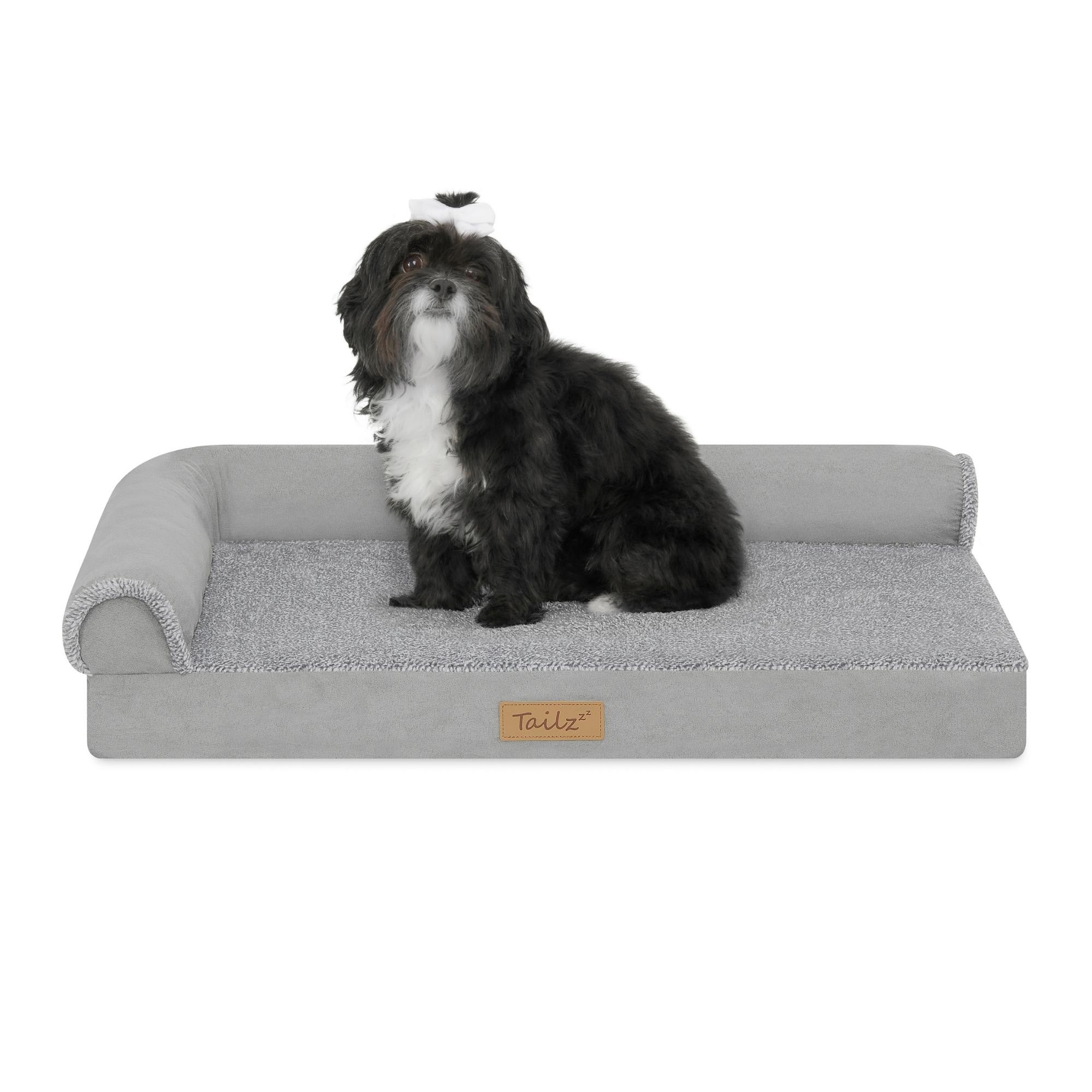 TailZzz Cozy Orthopedic L-shaped Mattress Pet Mattress, 30.5