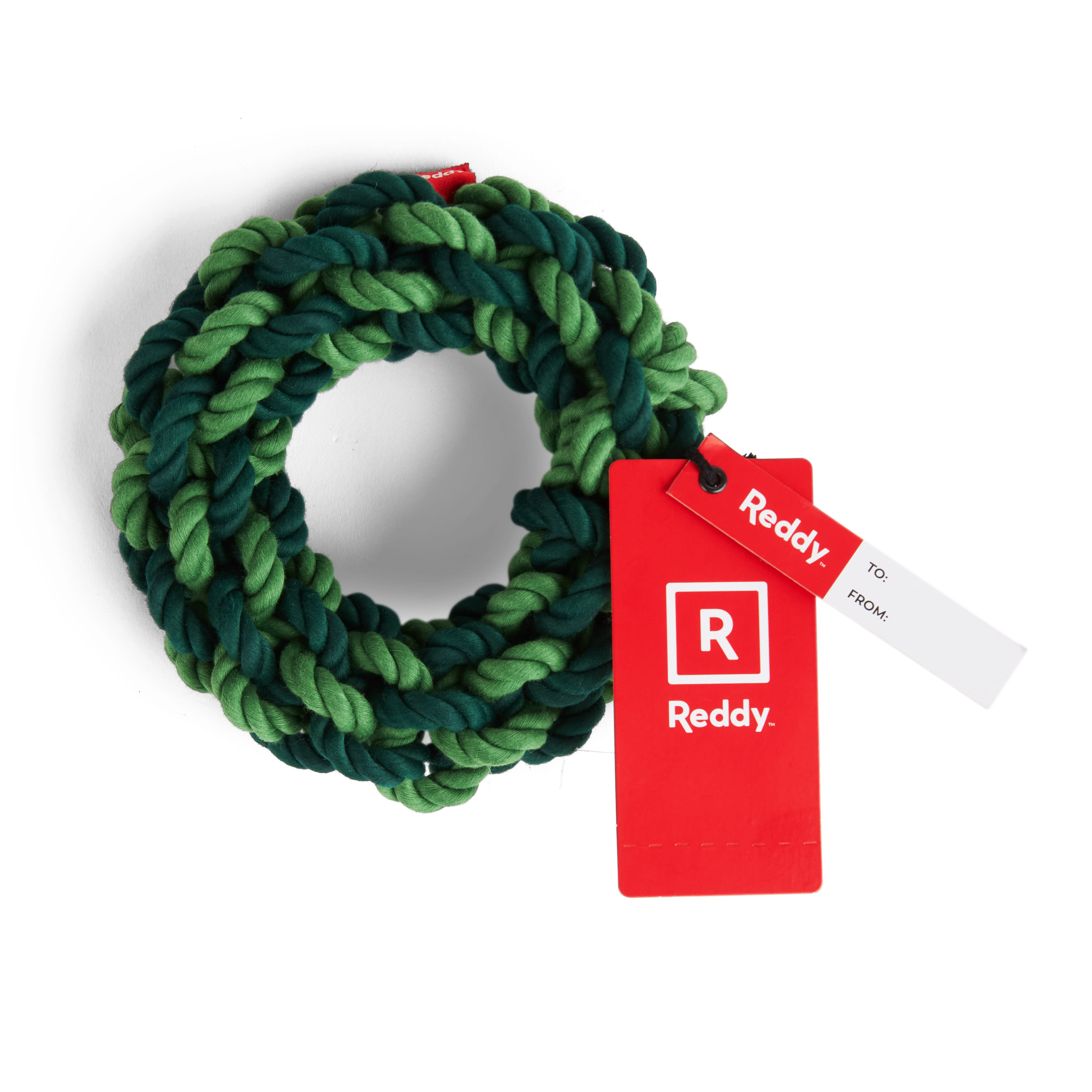 Reddy Green Wreath Rope Tug & Play Dog Toy Medium